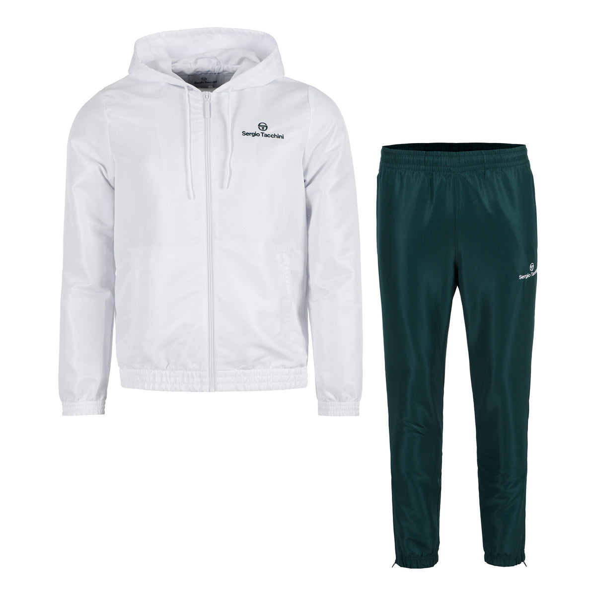 Sergio Tacchini Carson Dres Mężczyźni - ciemnozielony, biały