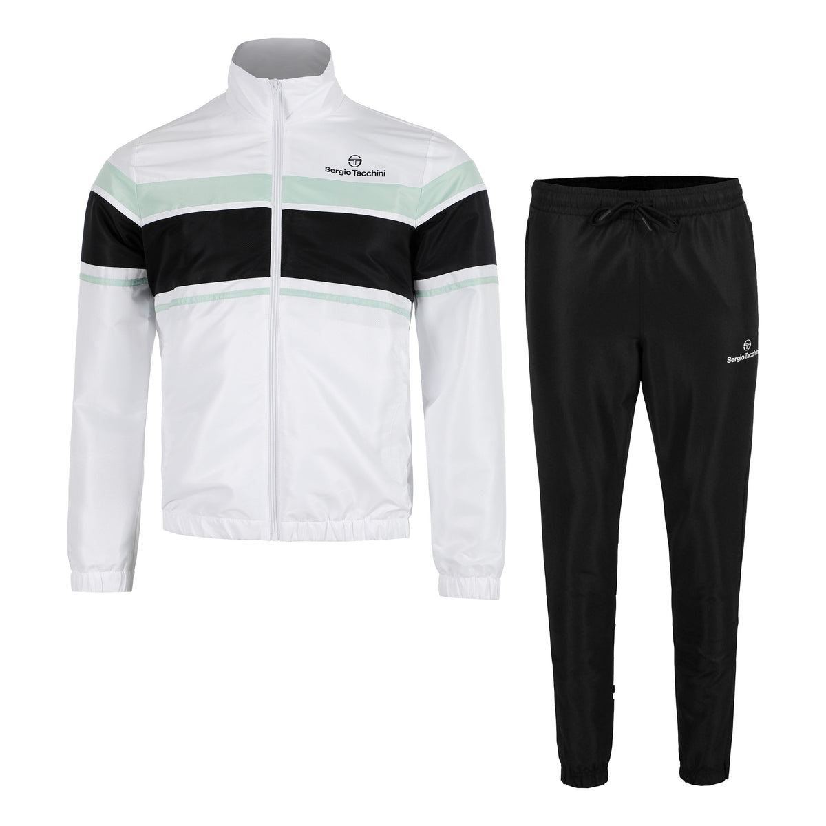 Sergio Tacchini Arpa Dres Mężczyźni-Czarny,Jasnozielony