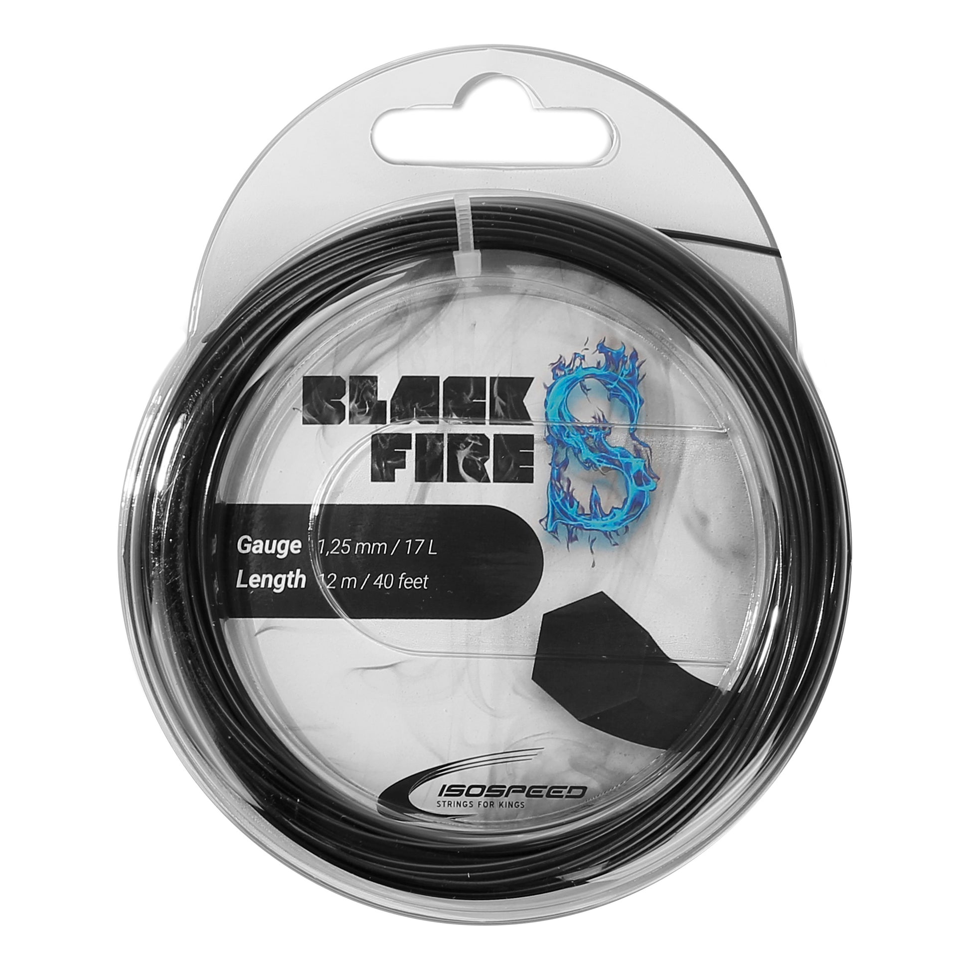 Isospeed Black FireS Zestaw Naciągów 12m-Czarny