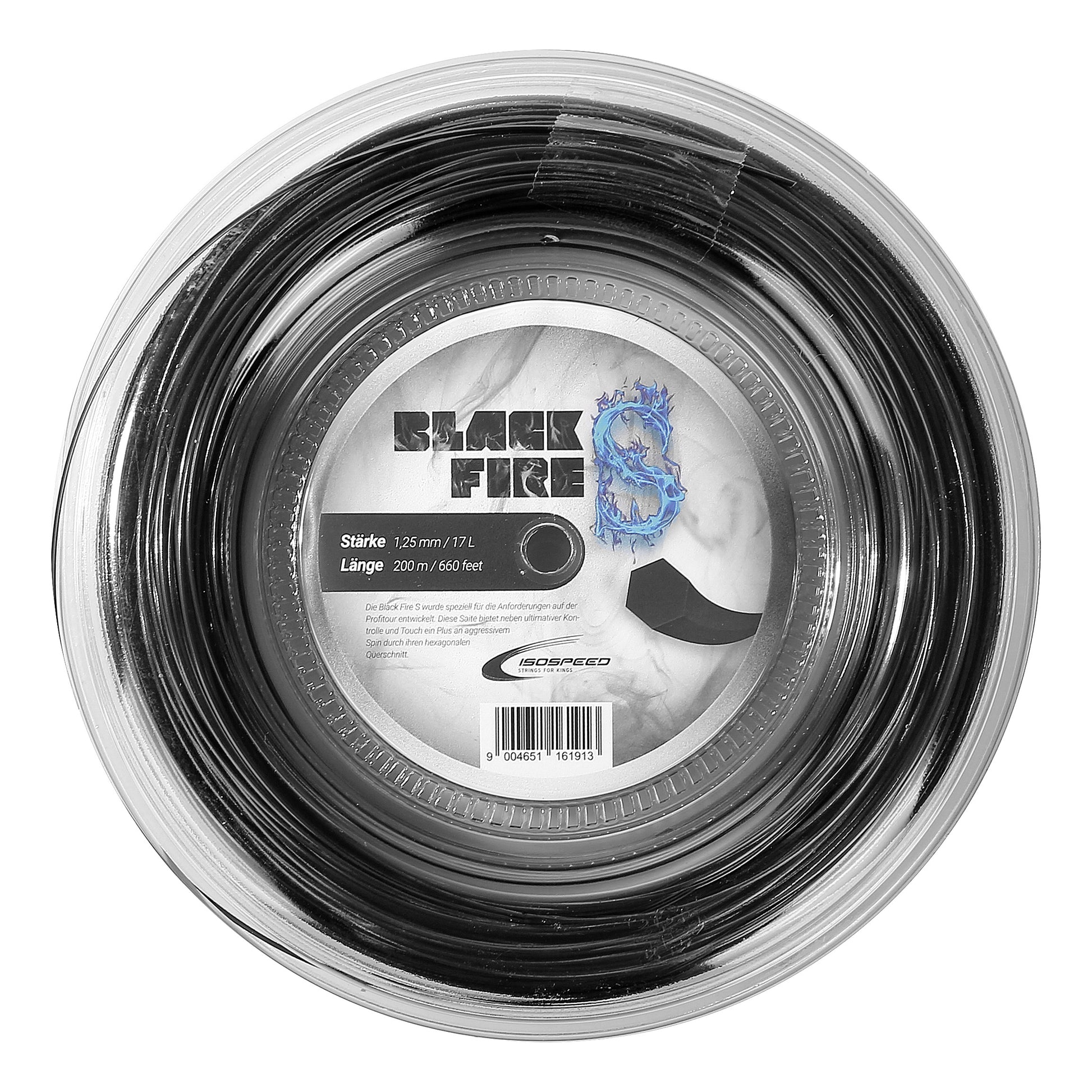 Isospeed Black FireS Szpula Do Naciągów 200m-Czarny