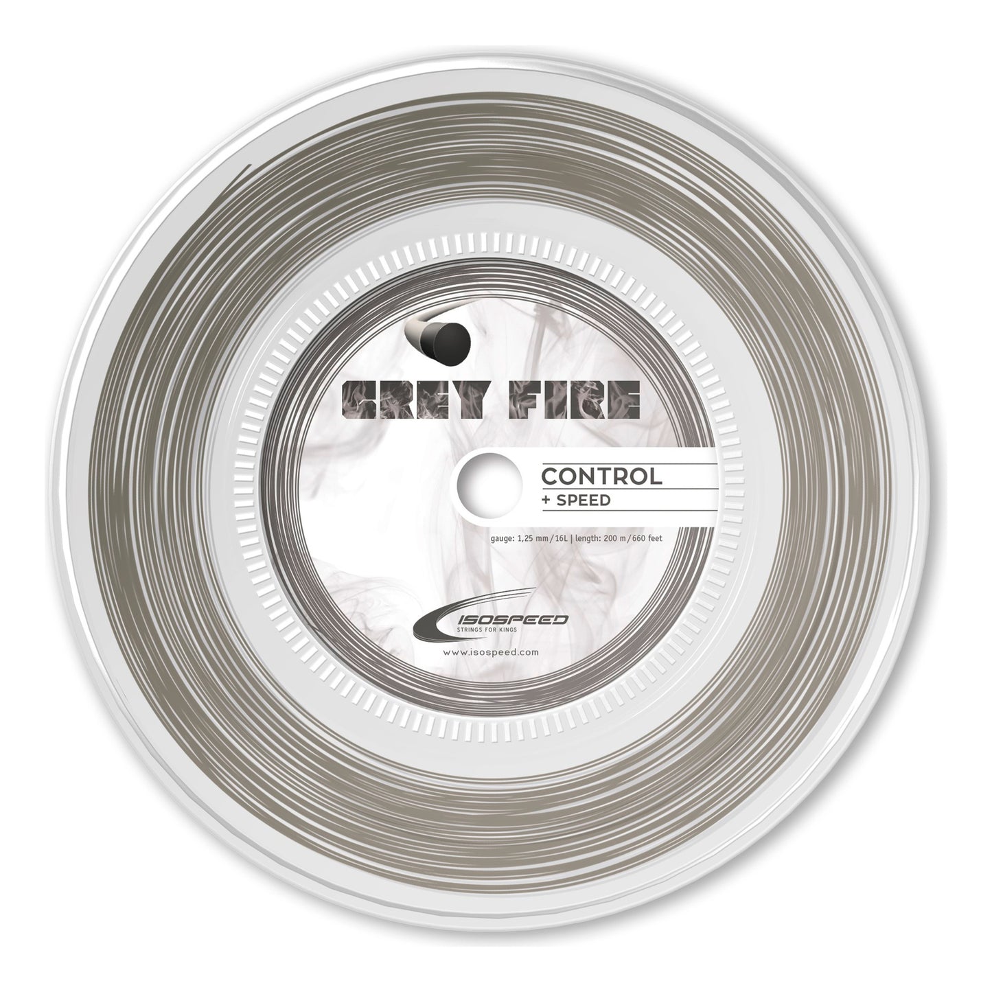 Isospeed Grey Fire Szpula Do Naciągów 200m-Szary