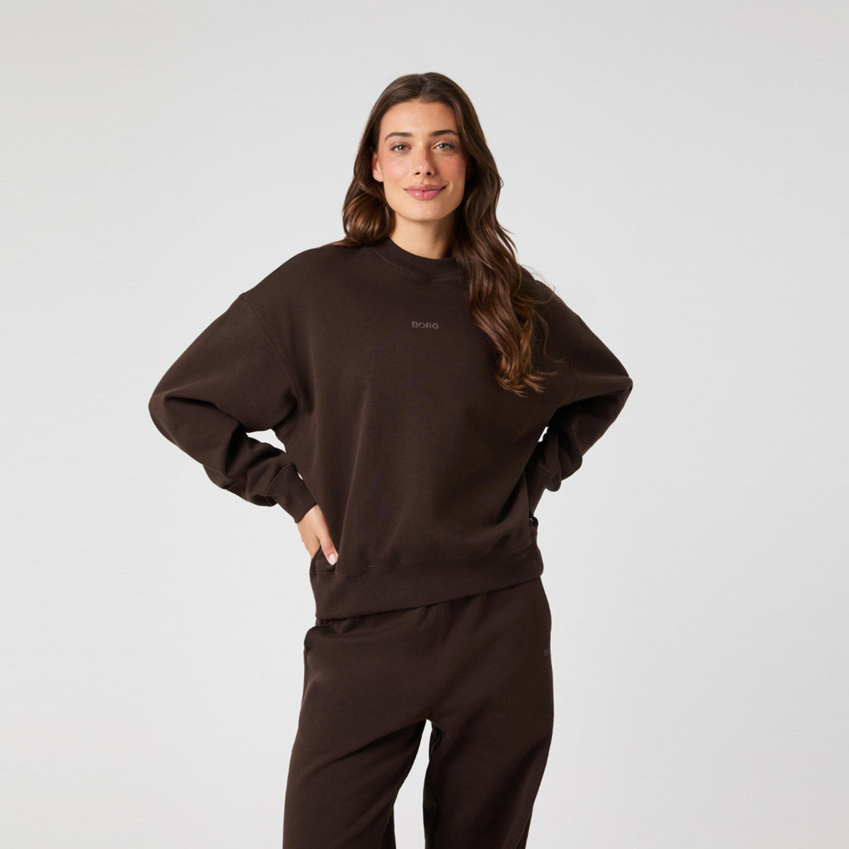 Björn Borg Studio Oversized Bluza Kobiety-Brąz
