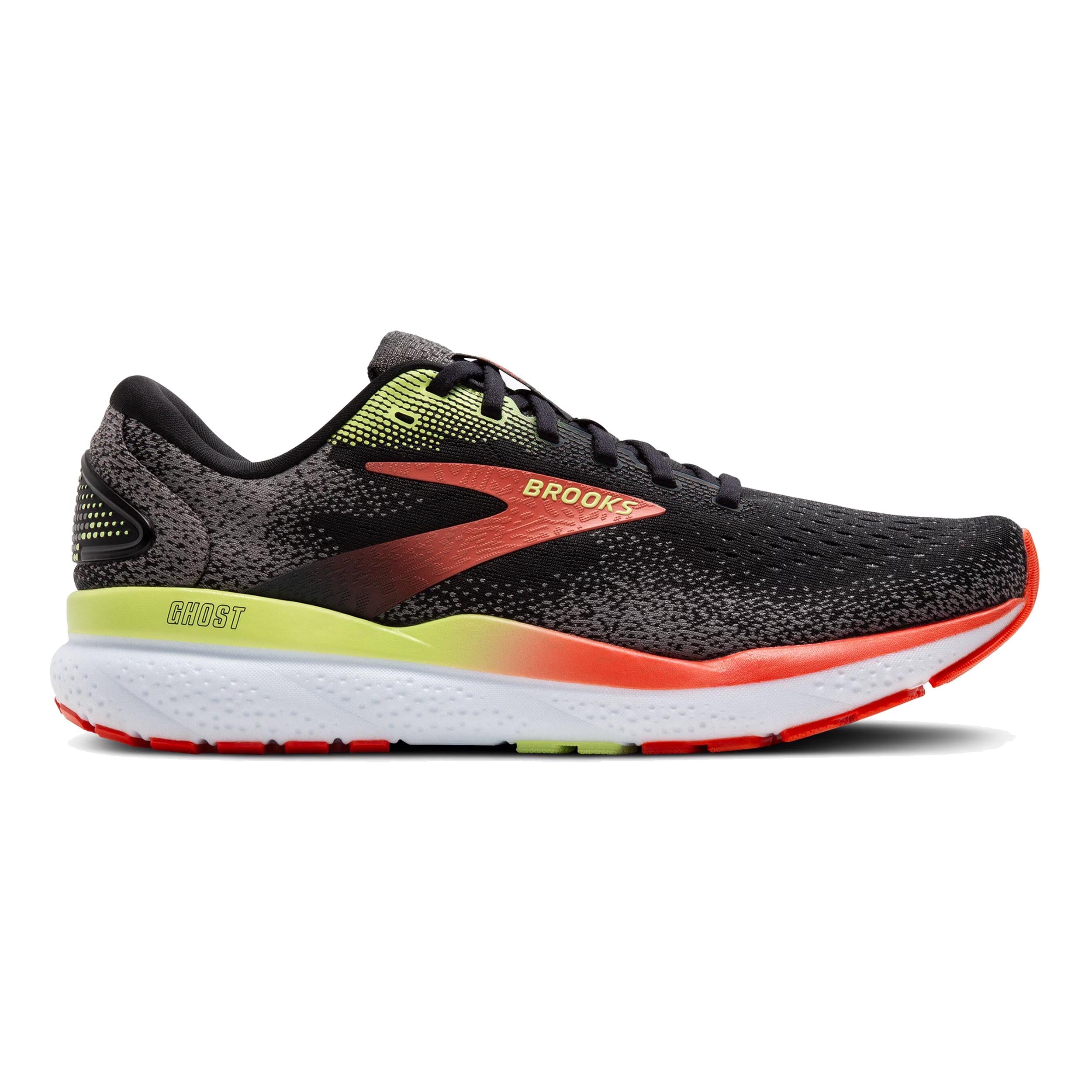 Brooks Ghost 16 But neutralny Mężczyźni - czarny, pomarańczowy