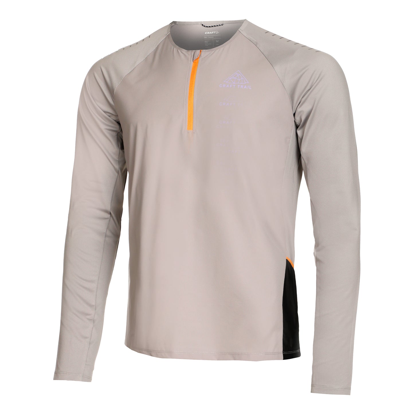 Craft Pro Trail Wind Top do biegania Mężczyźni - szary,