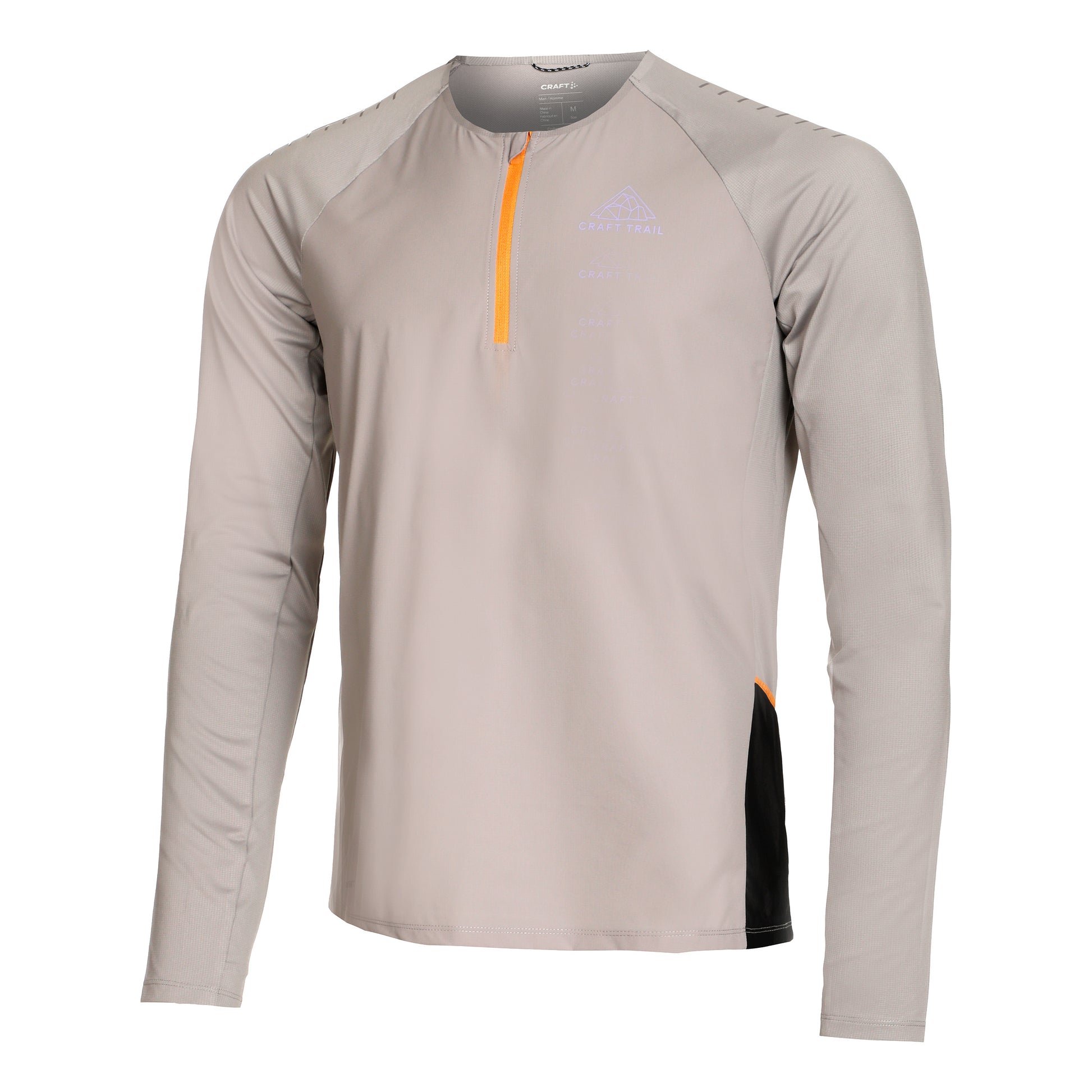 Craft Pro Trail Wind Top do biegania Mężczyźni - szary,