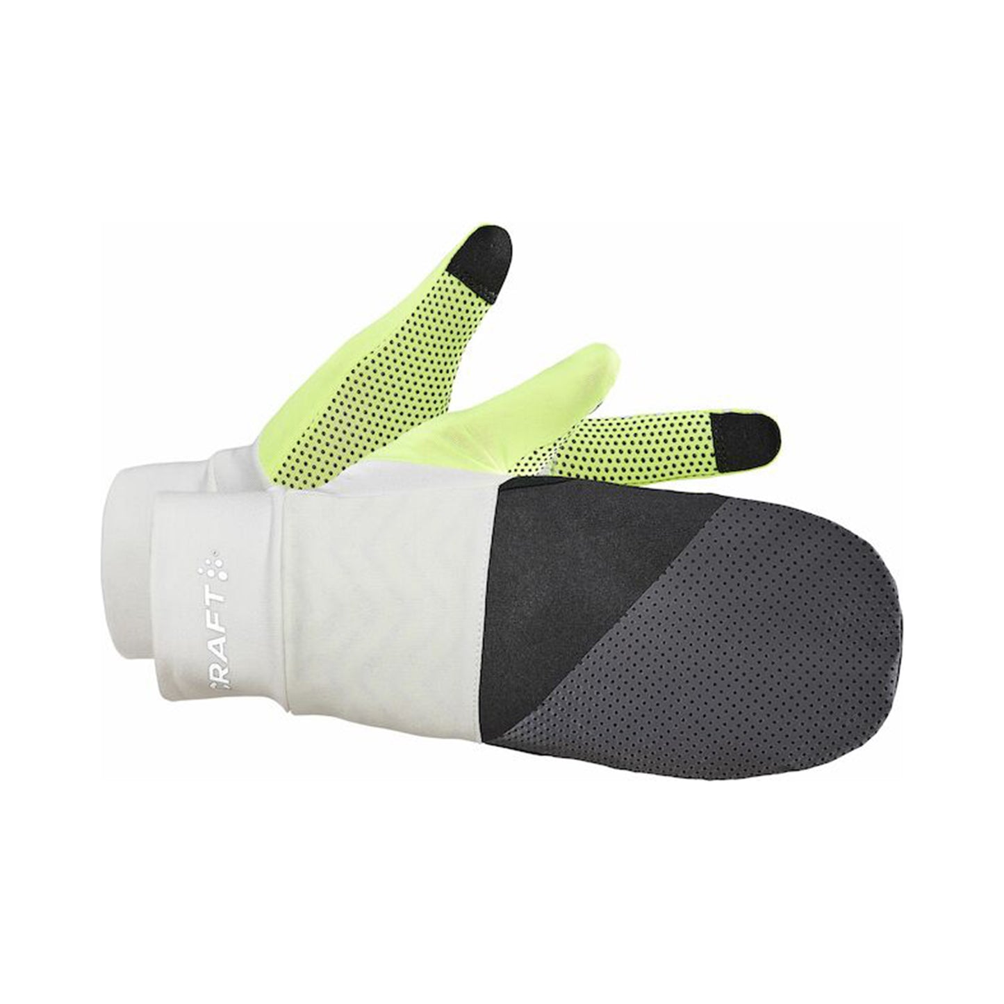Craft ADV Lumen Hybrid Rękawiczki do biegania Unisex - biały,