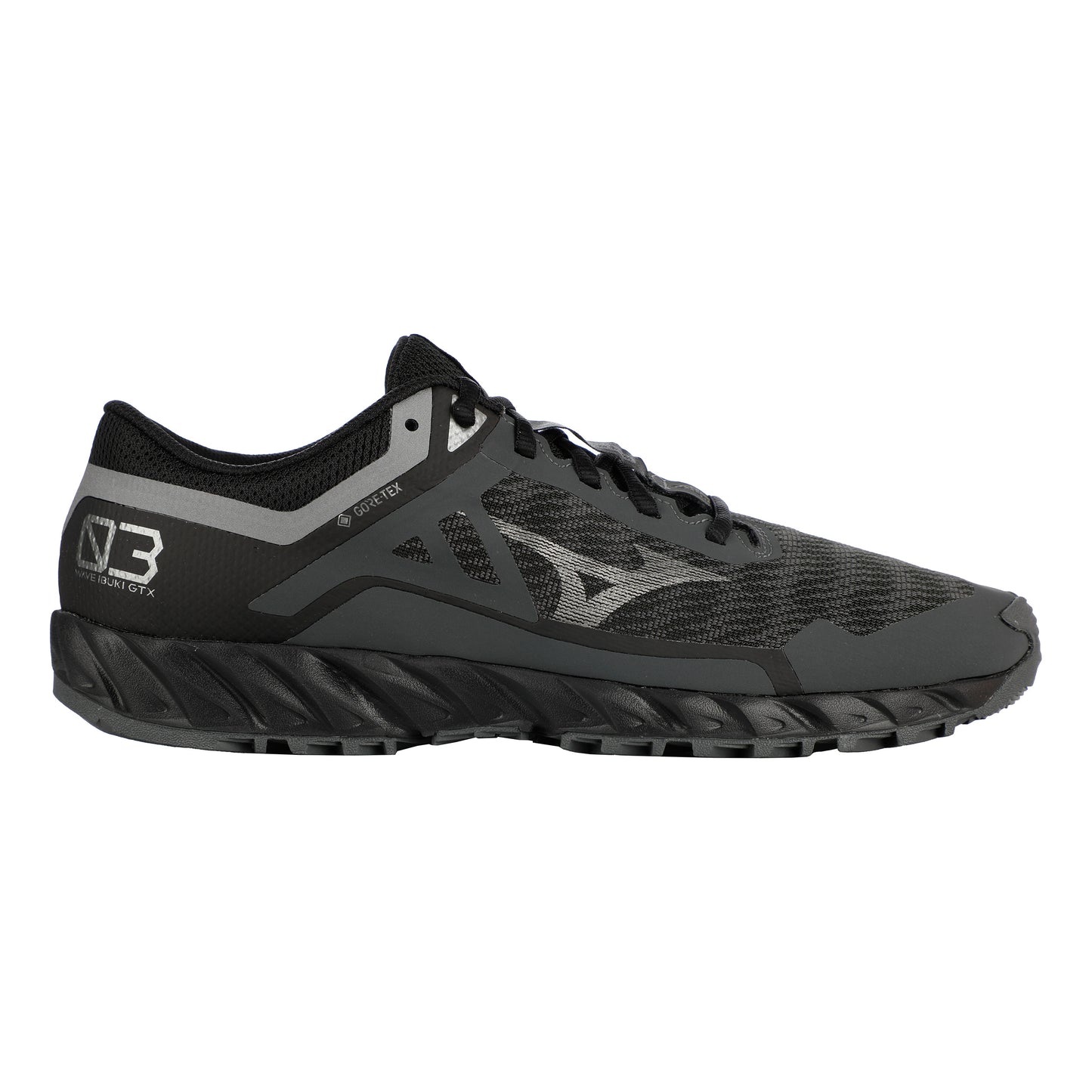 Mizuno Wave Ibuki 3 GTX But trailowy Kobiety - czarny, ciemnoszary