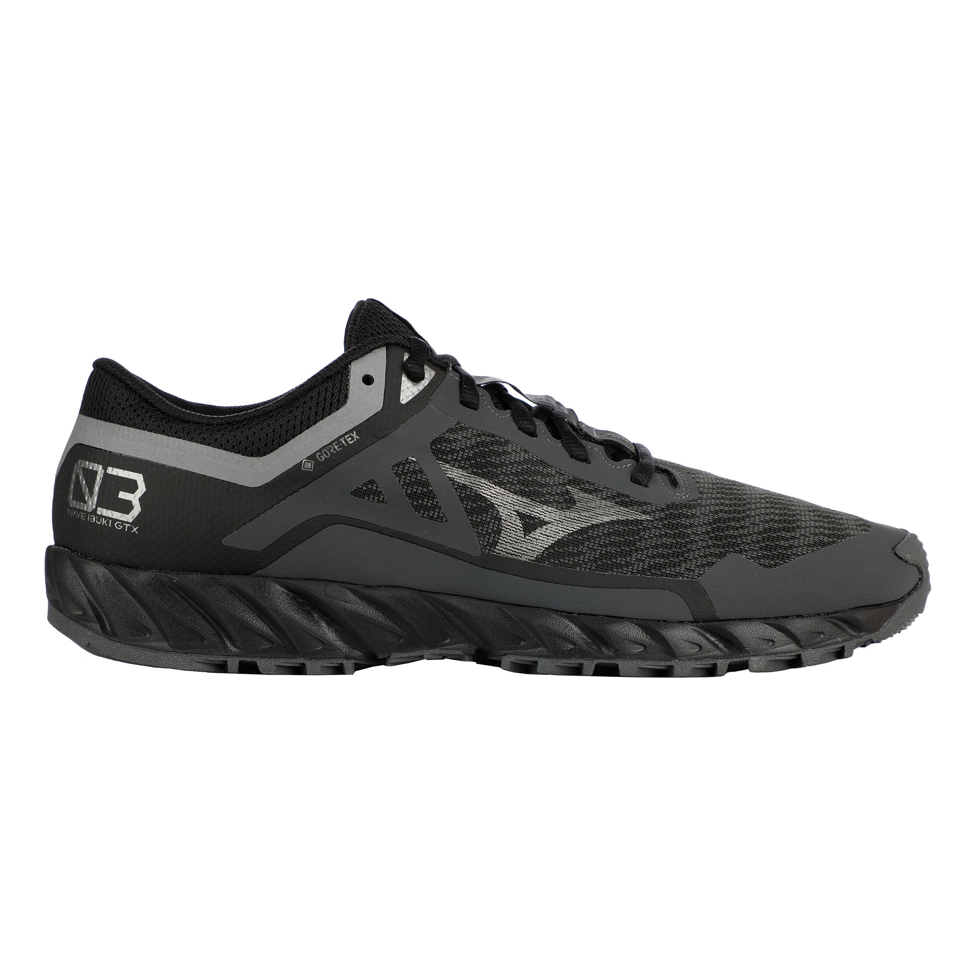 Mizuno Wave Ibuki 3 GTX But trailowy Kobiety - czarny, ciemnoszary