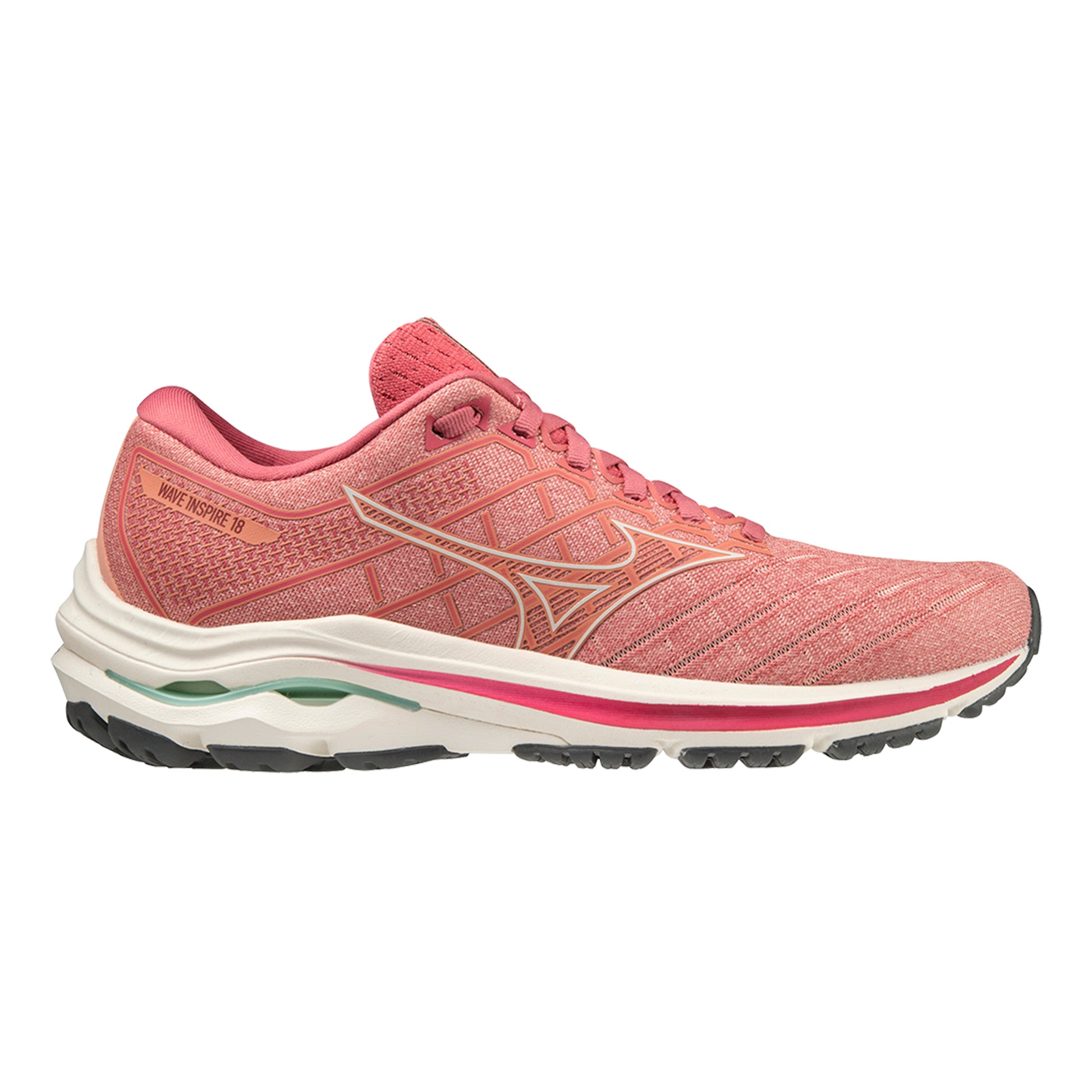 Mizuno Wave Rider 18 But stabilizujący Kobiety - róż,