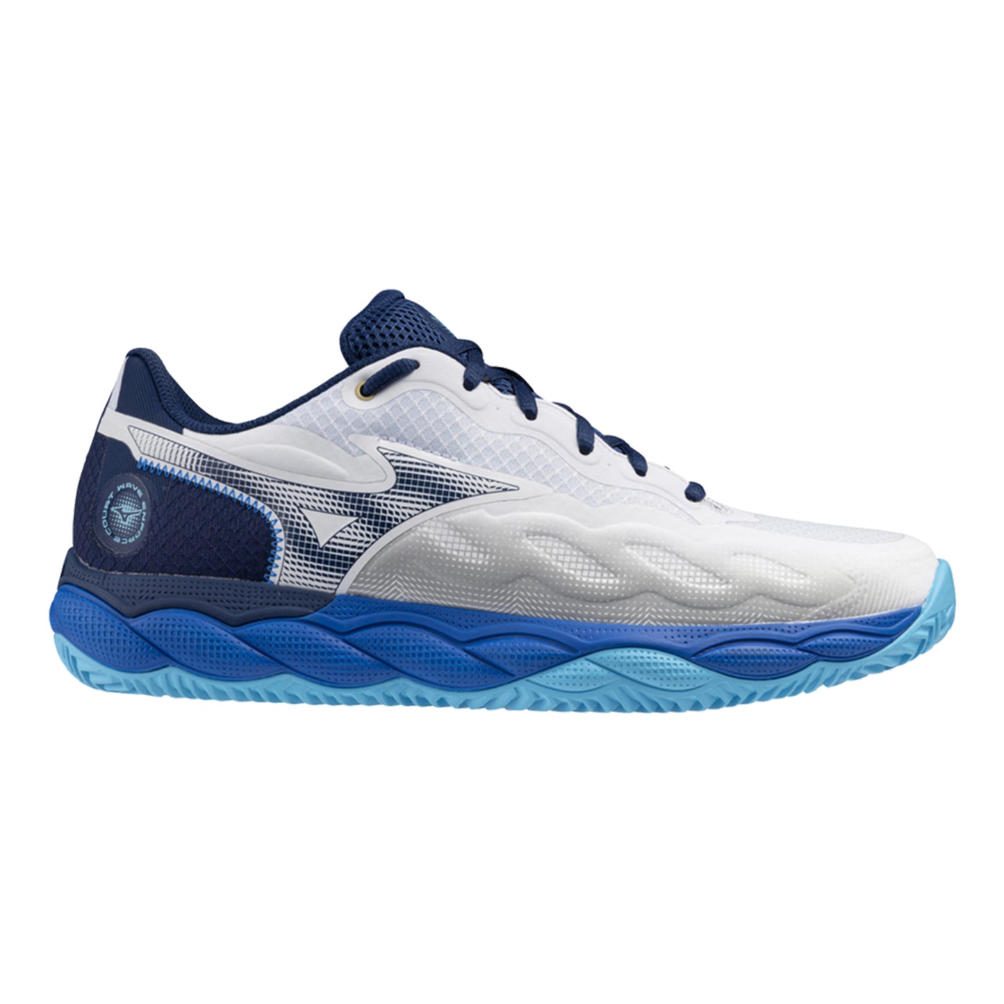 Mizuno Wave Enforce Court buty do tenisa ziemnego Mężczyźni - biały, niebieski