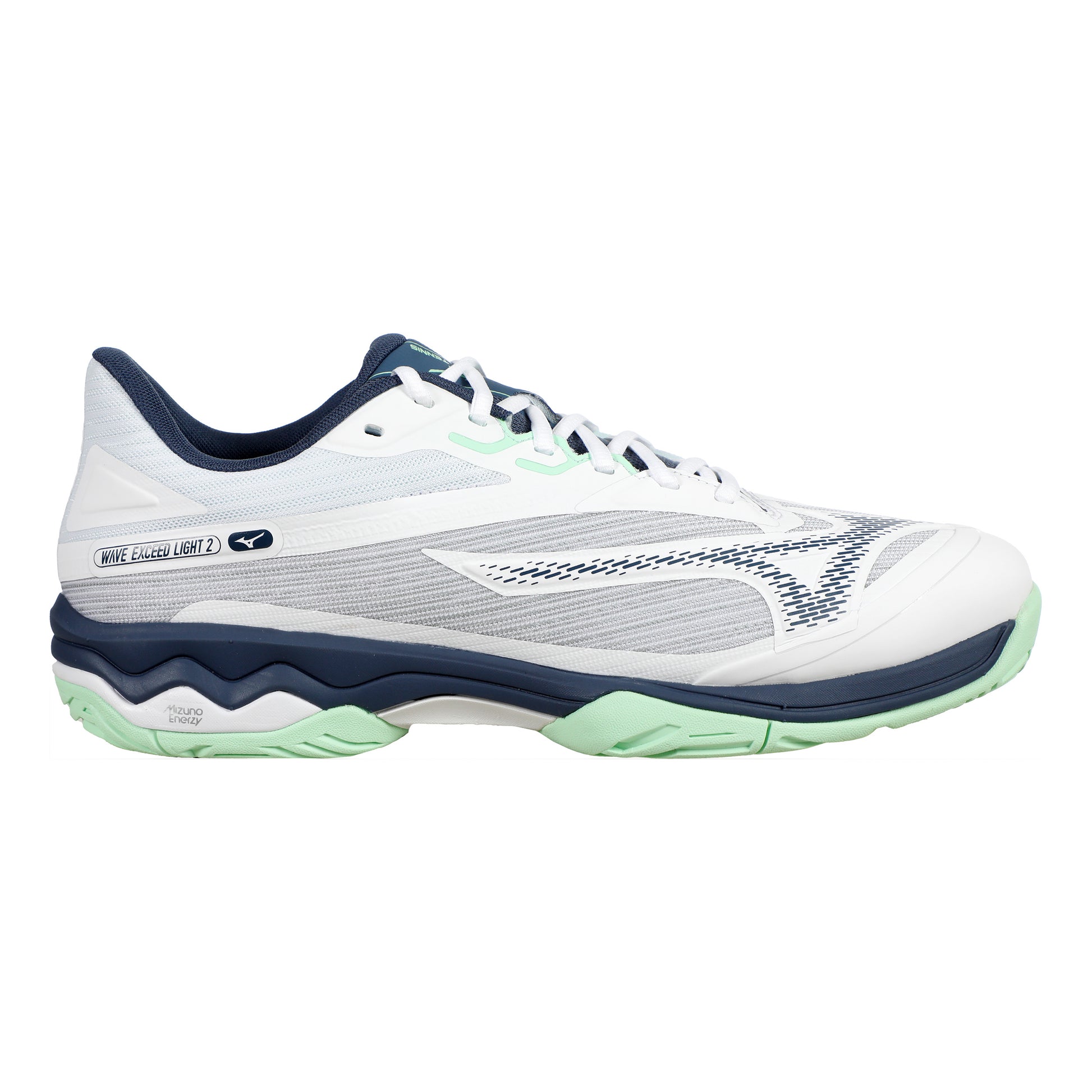 Mizuno Wave Exceed Light 2 Buty Do Tenisa Allcourt Mężczyźni-Biały,Niebieski