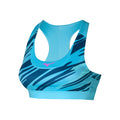 Alpha Graphic Stanik sportowy Kobiety - niebieski,