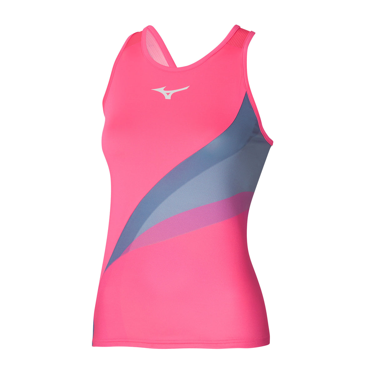 Mizuno Release Printed Tank top Kobiety - różowy, wielokolorowy