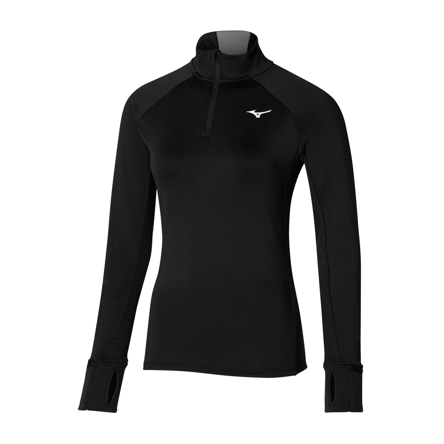 Mizuno Warmalite Half-Zip Top do biegania Kobiety - czarny, czarny