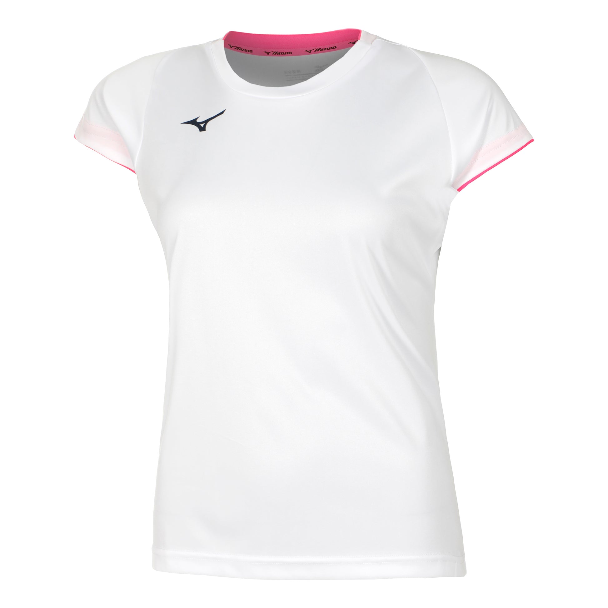 Mizuno Core Koszulka Kobiety - biały, różowy