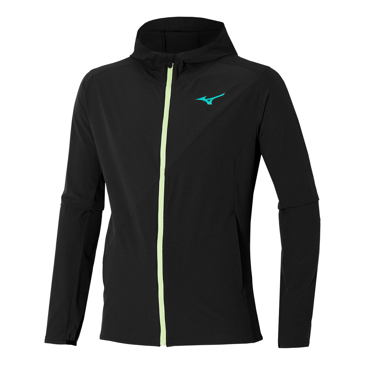Mizuno Mugen Hooded Kurtka treningowa Mężczyźni - czarny,