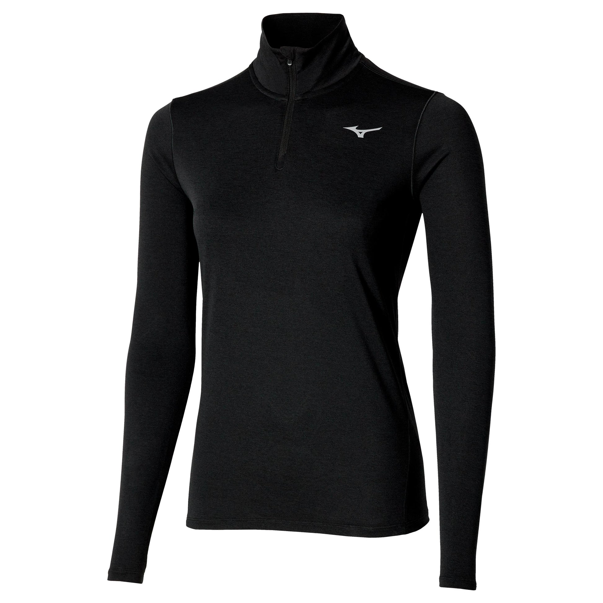 Mizuno Core Impulse Half Zip Koszulka do biegania Kobiety-czarny