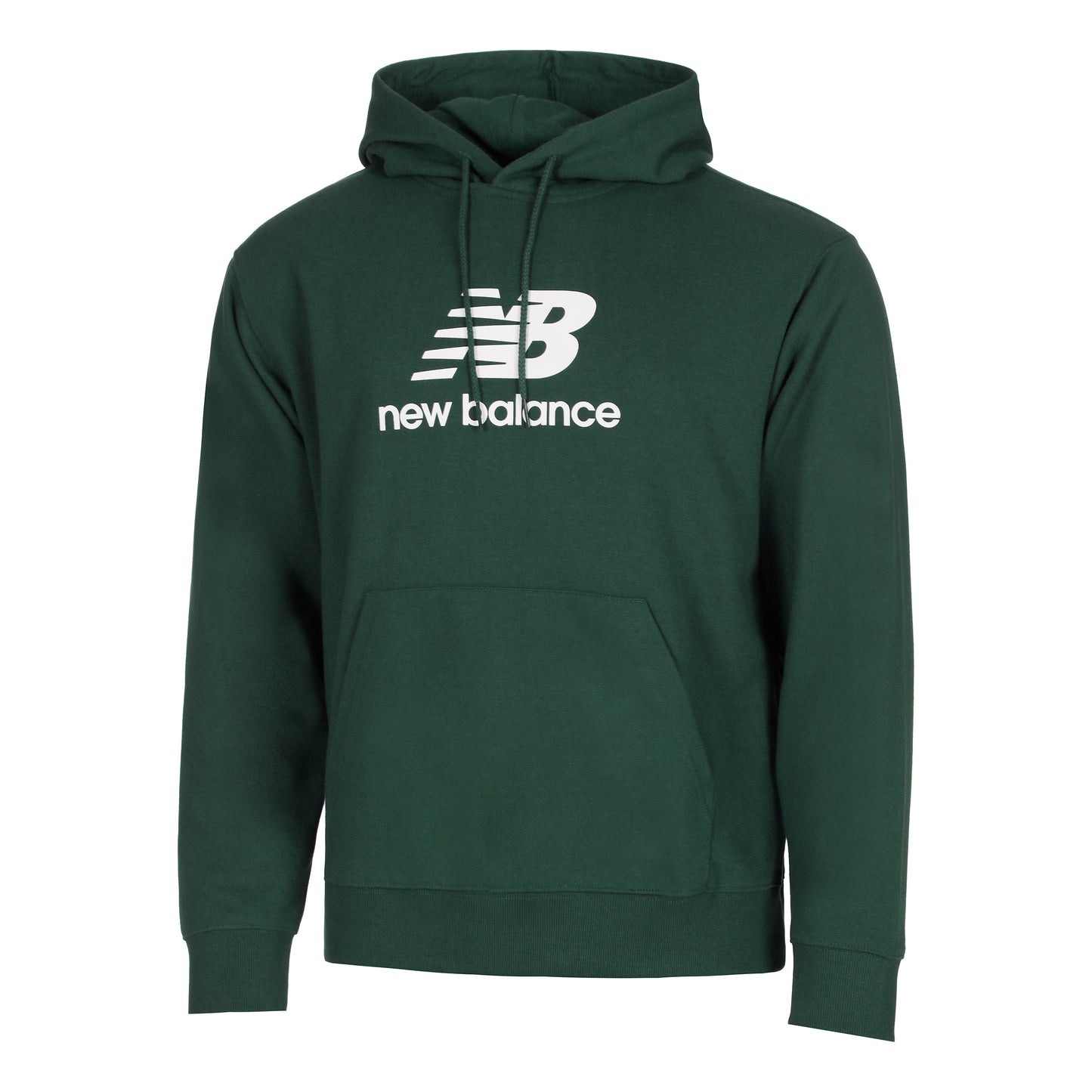 New Balance French Terry Logo Bluza Mężczyźni - ciemnozielony,
