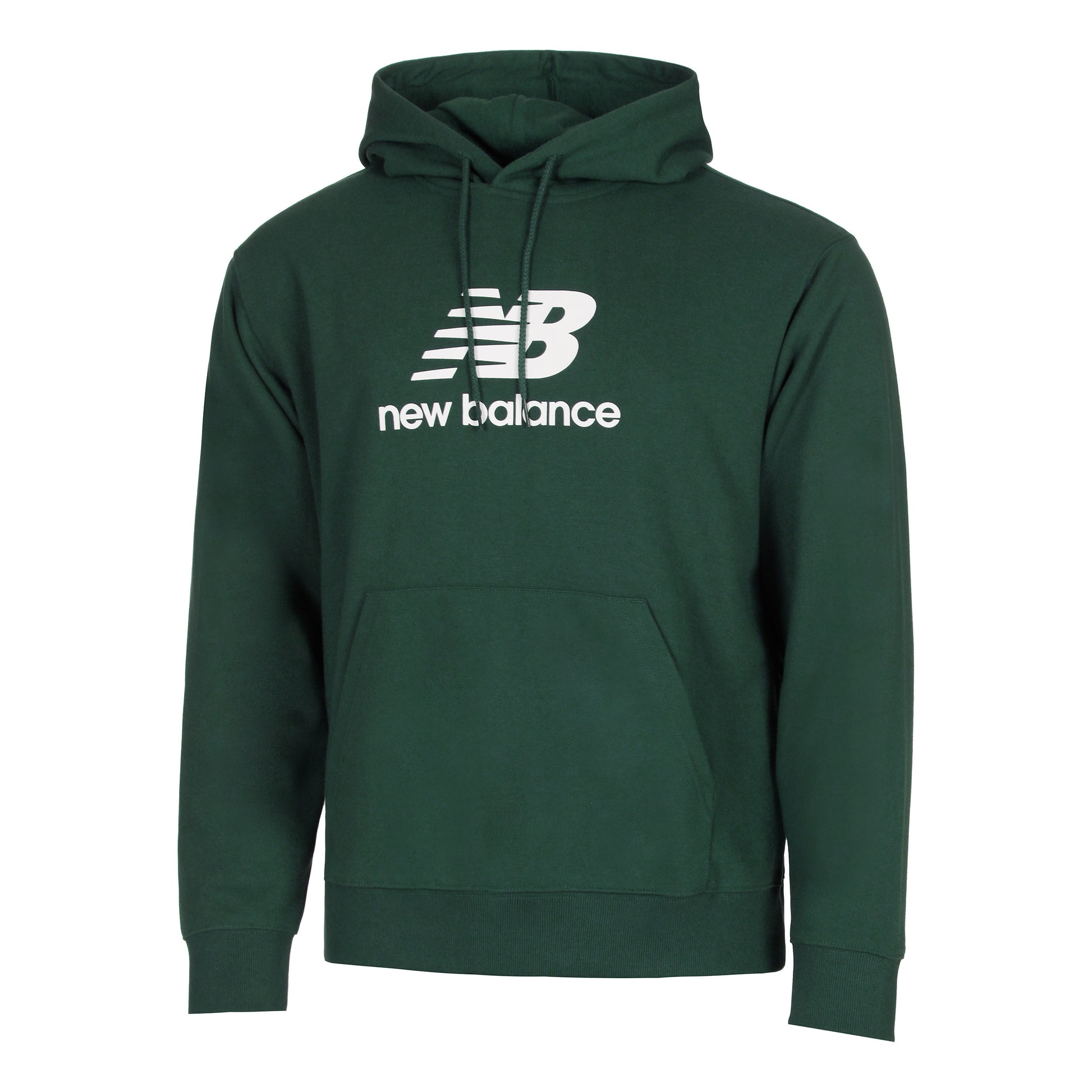 New Balance French Terry Logo Bluza Mężczyźni - ciemnozielony,