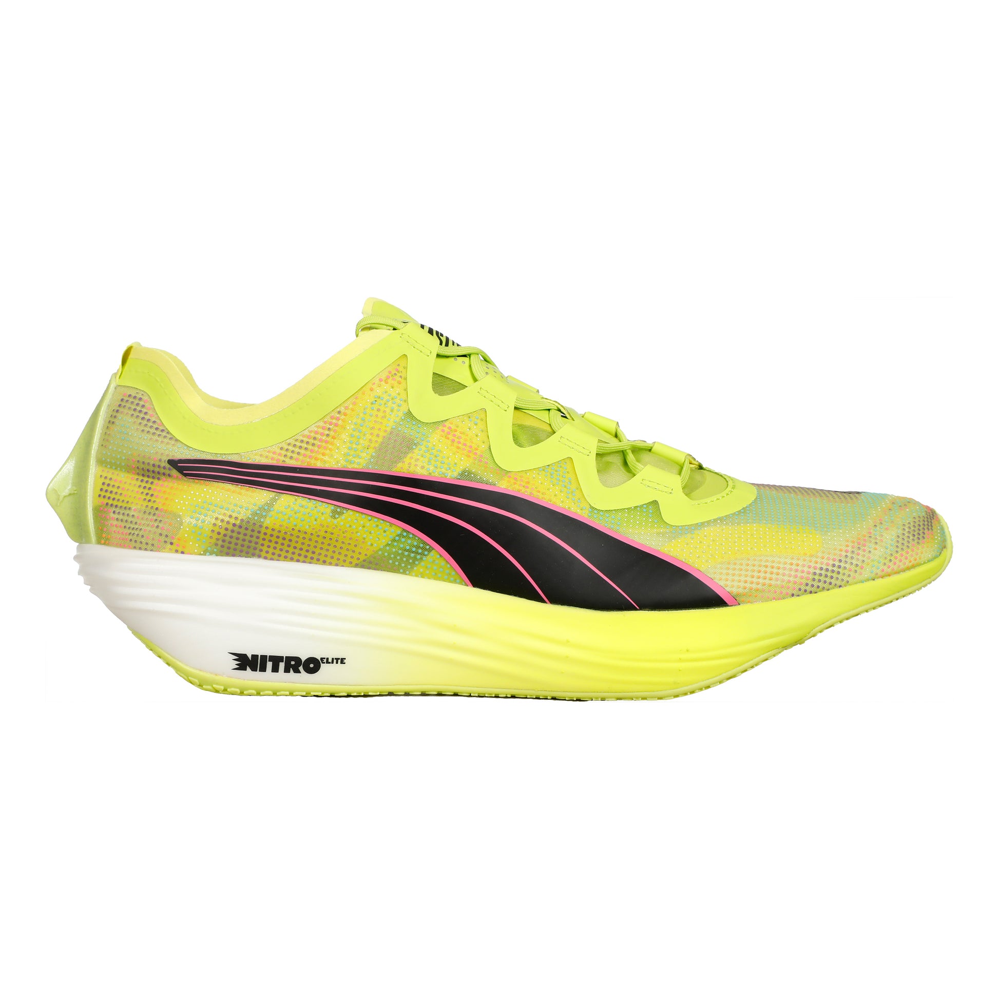Puma FAST-FWD Nitro Elite Psychedelic Rush But zawodniczy Kobiety - limonka, czarny