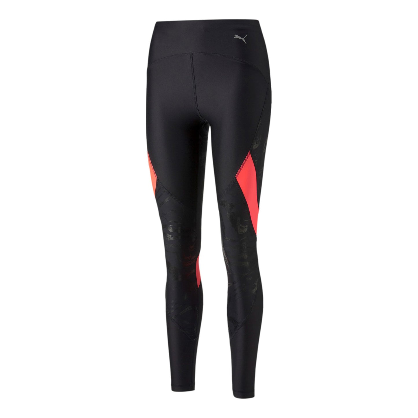 Puma Ultraform Highwaist Fleece Shine All Over Print Getry Kobiety - czarny, różowy