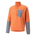 Seasons Raincell Half-Zip Top do biegania Mężczyźni - pomarańczowy, szary