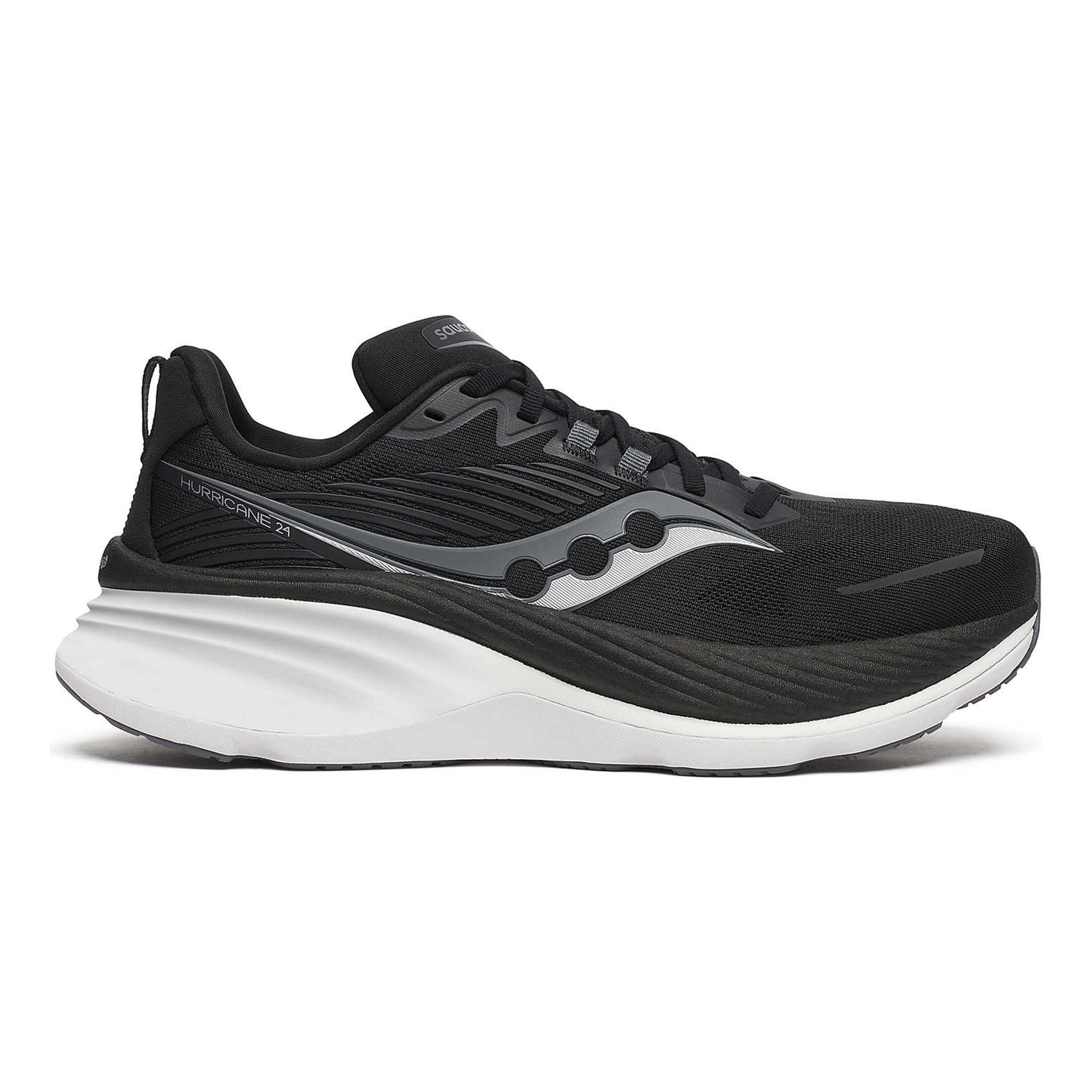 Saucony Hurricane 24 But stabilizujący Mężczyźni - czarny, szary