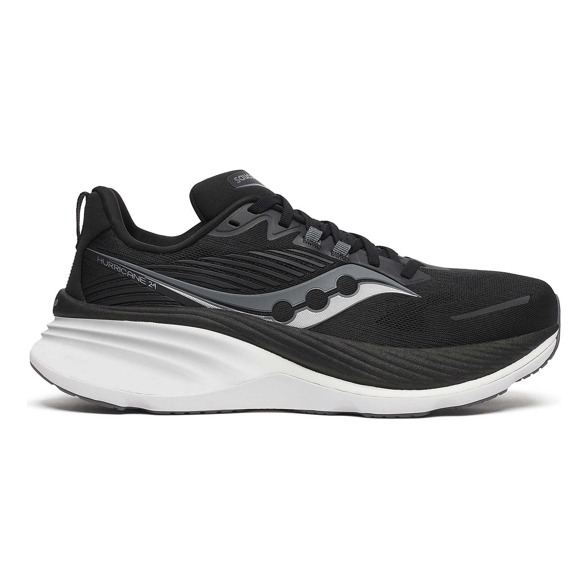 Saucony Hurricane 24 But stabilizujący Mężczyźni - czarny, szary