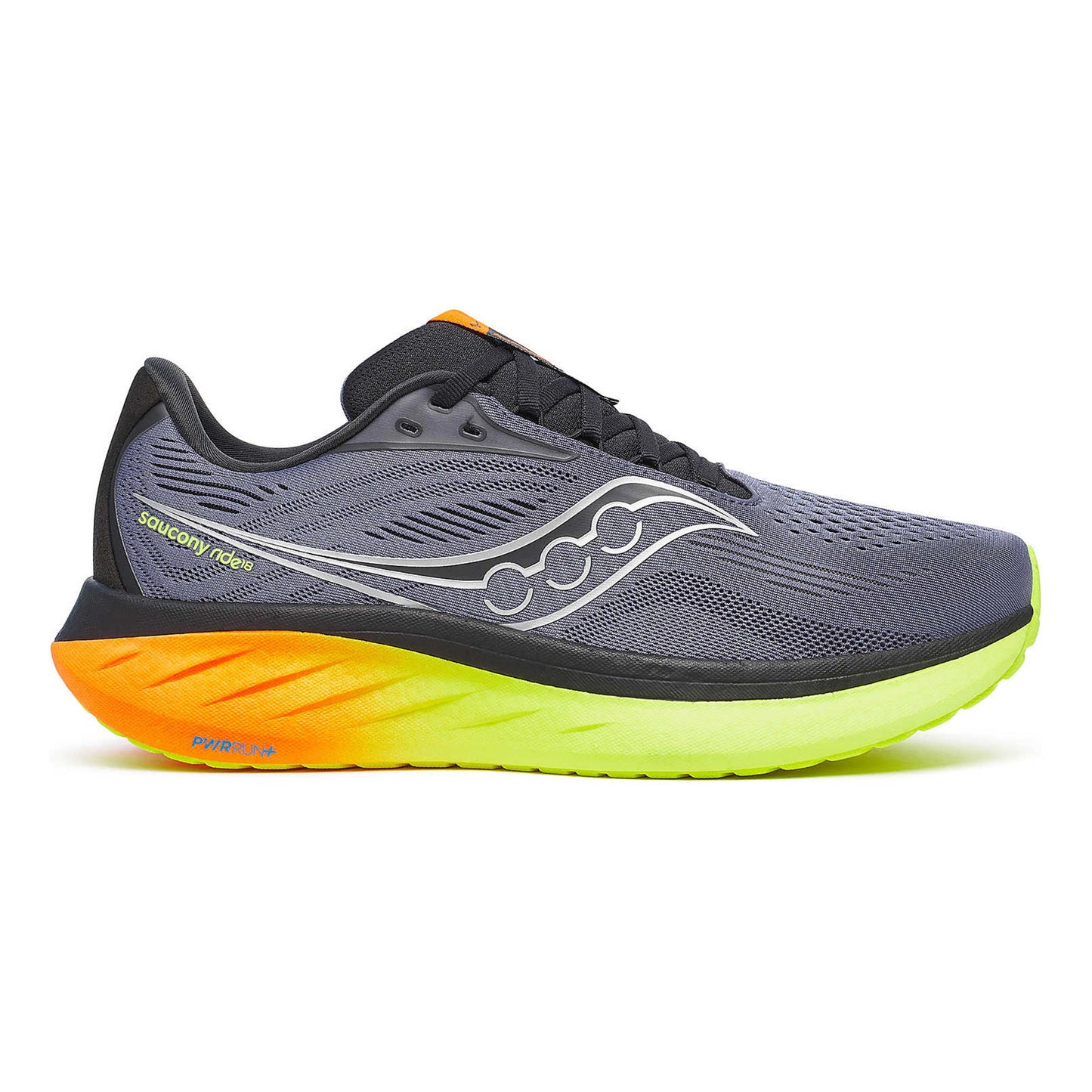 Saucony Ride 18 But neutralny Mężczyźni - szary, wielokolorowy
