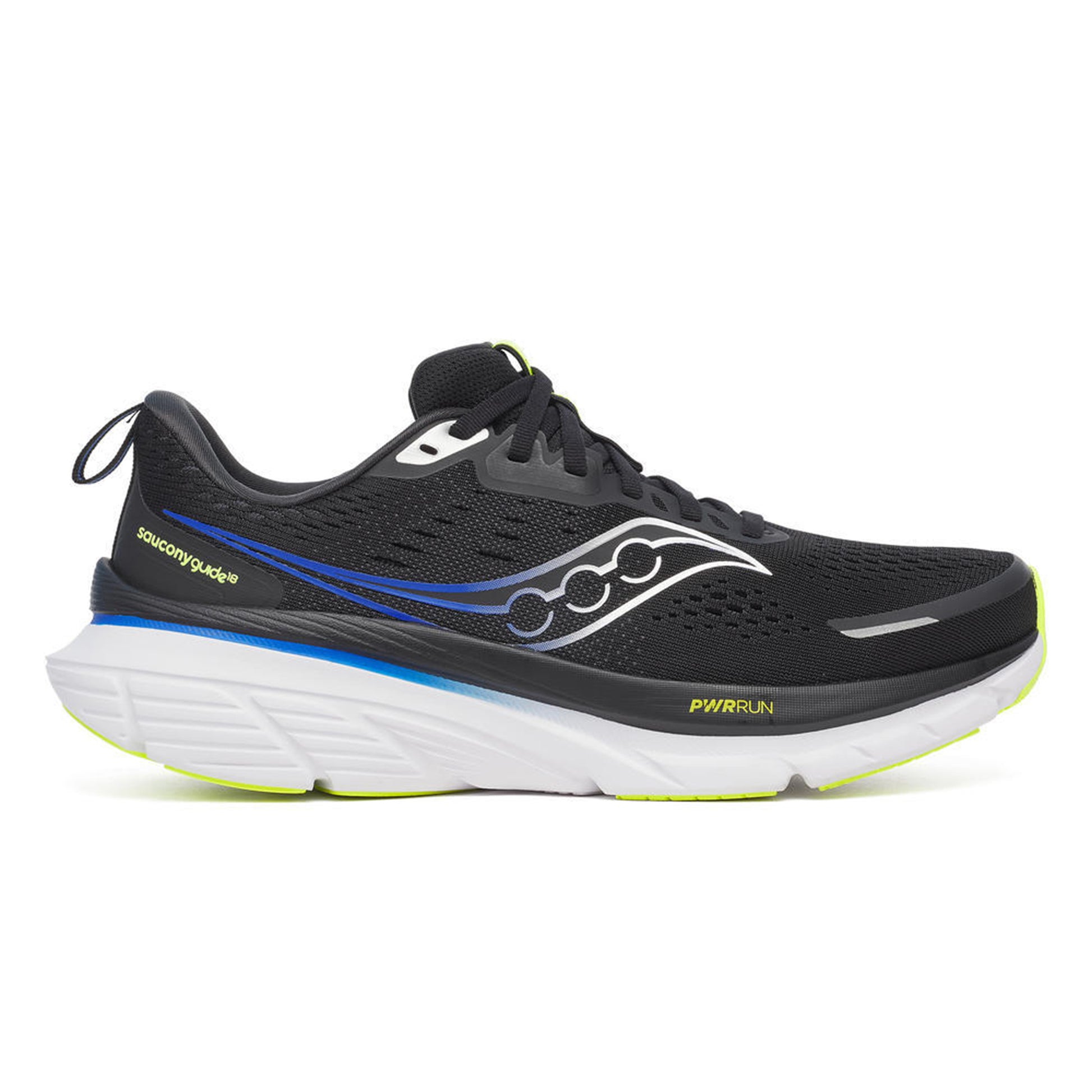 Saucony Guide 18 But stabilizujący Mężczyźni - czarny, niebieski