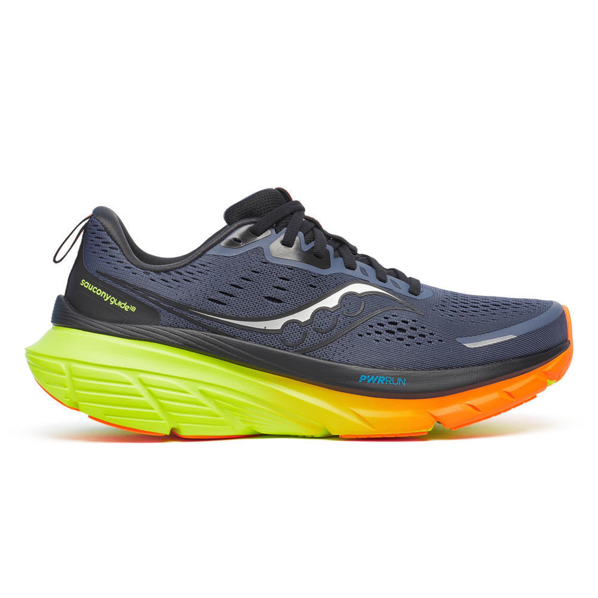 Saucony Guide 18 But stabilizujący Mężczyźni - szary, wielokolorowy