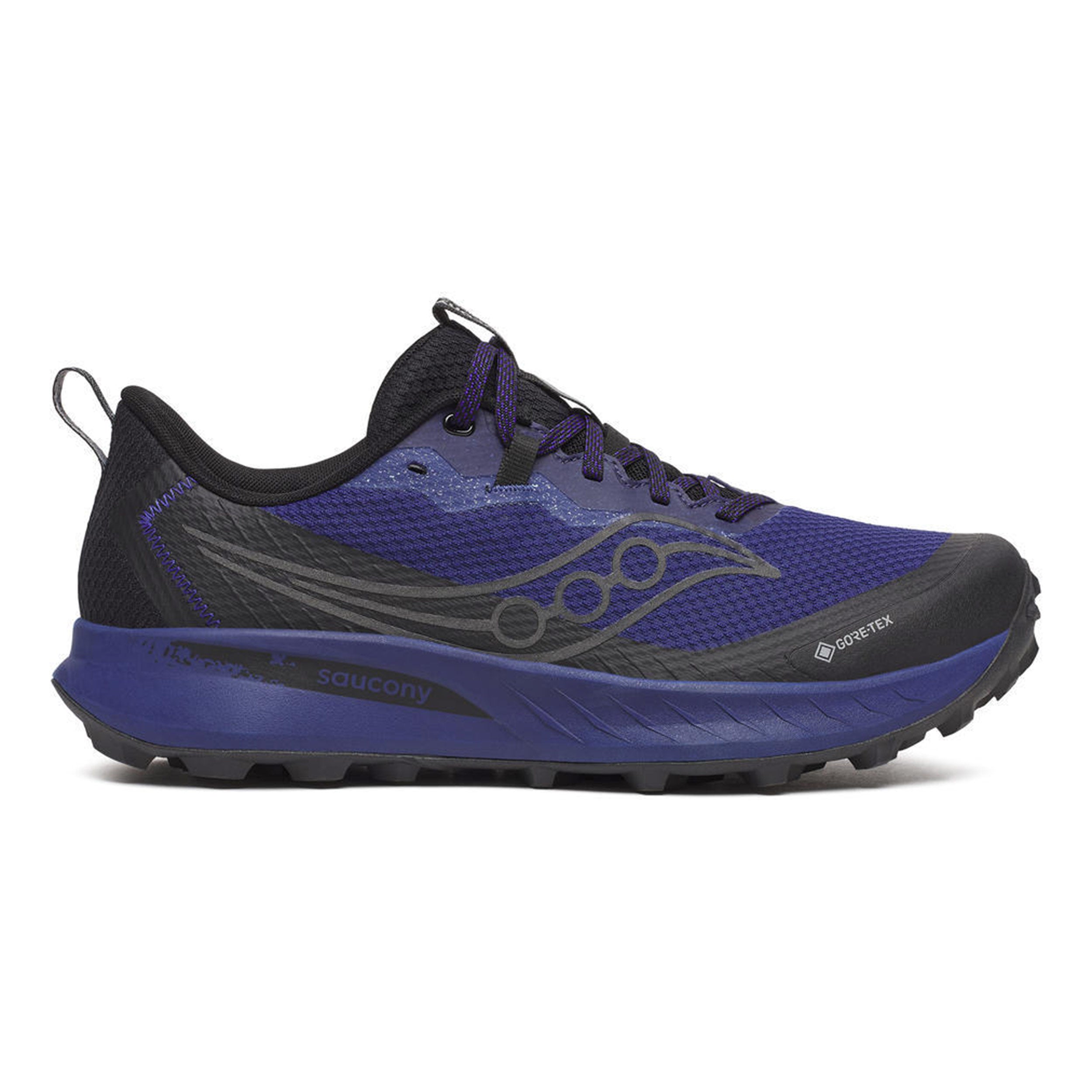 Saucony Peregrine 15 Gtx But trailowy Mężczyźni - fioletowy, czarny