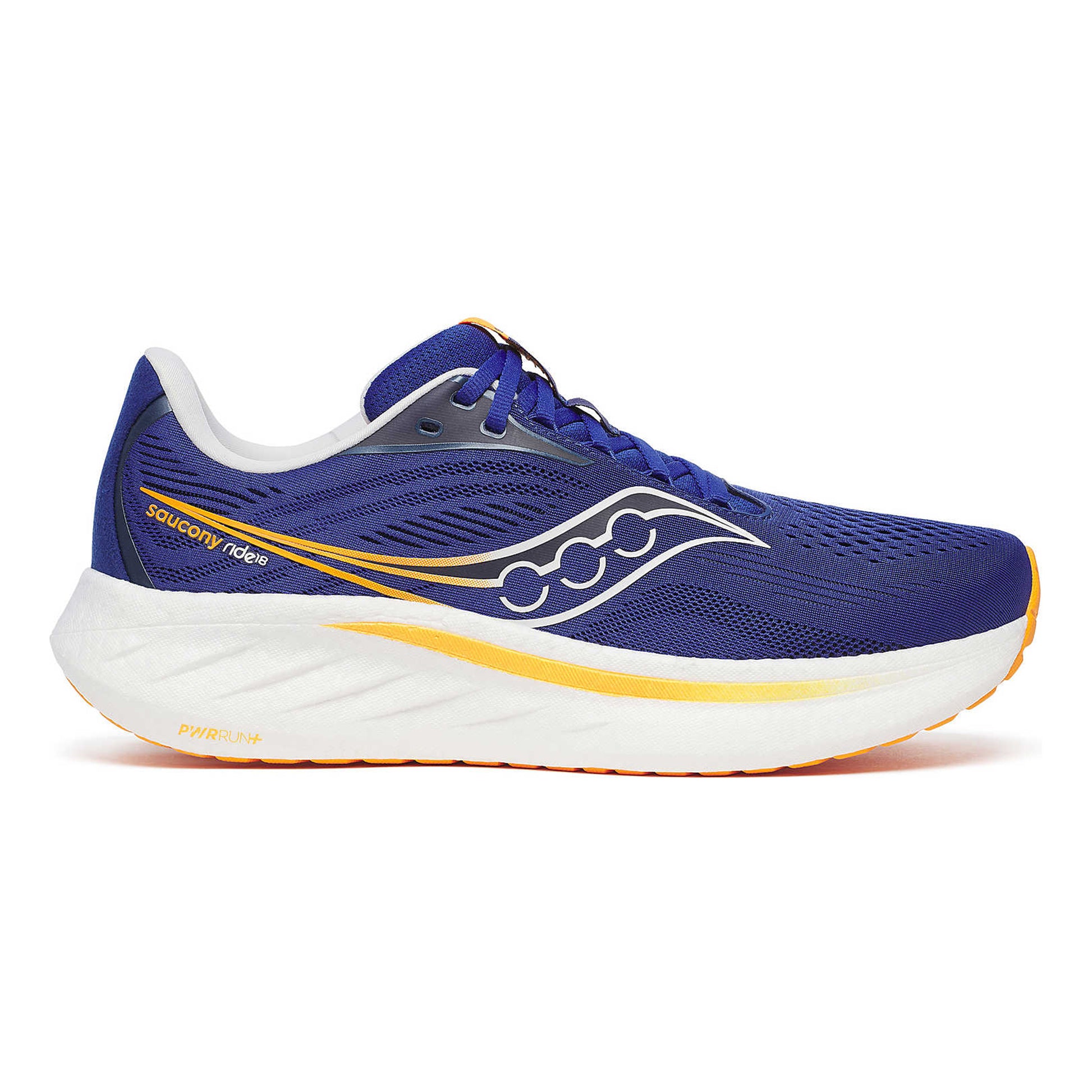 Saucony Ride 18 But neutralny Mężczyźni - niebieski, pomarańczowy