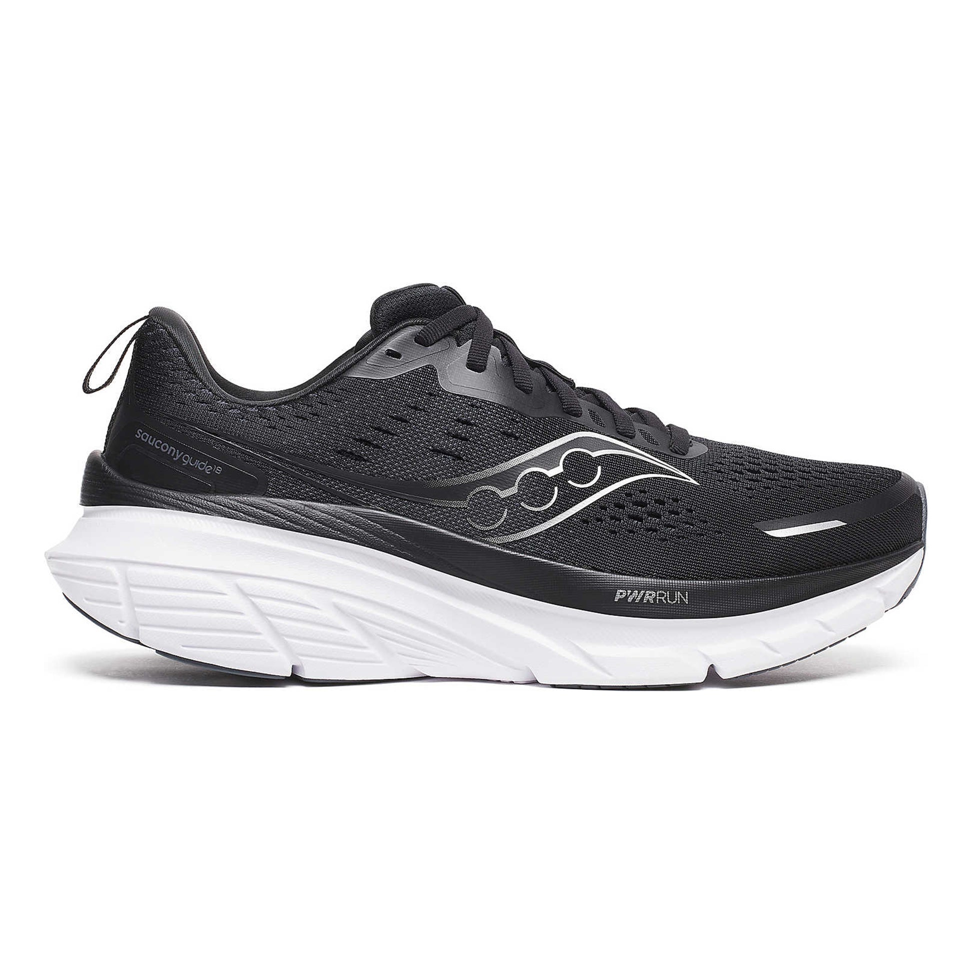 Saucony Guide 18 But stabilizujący Mężczyźni - czarny, biały