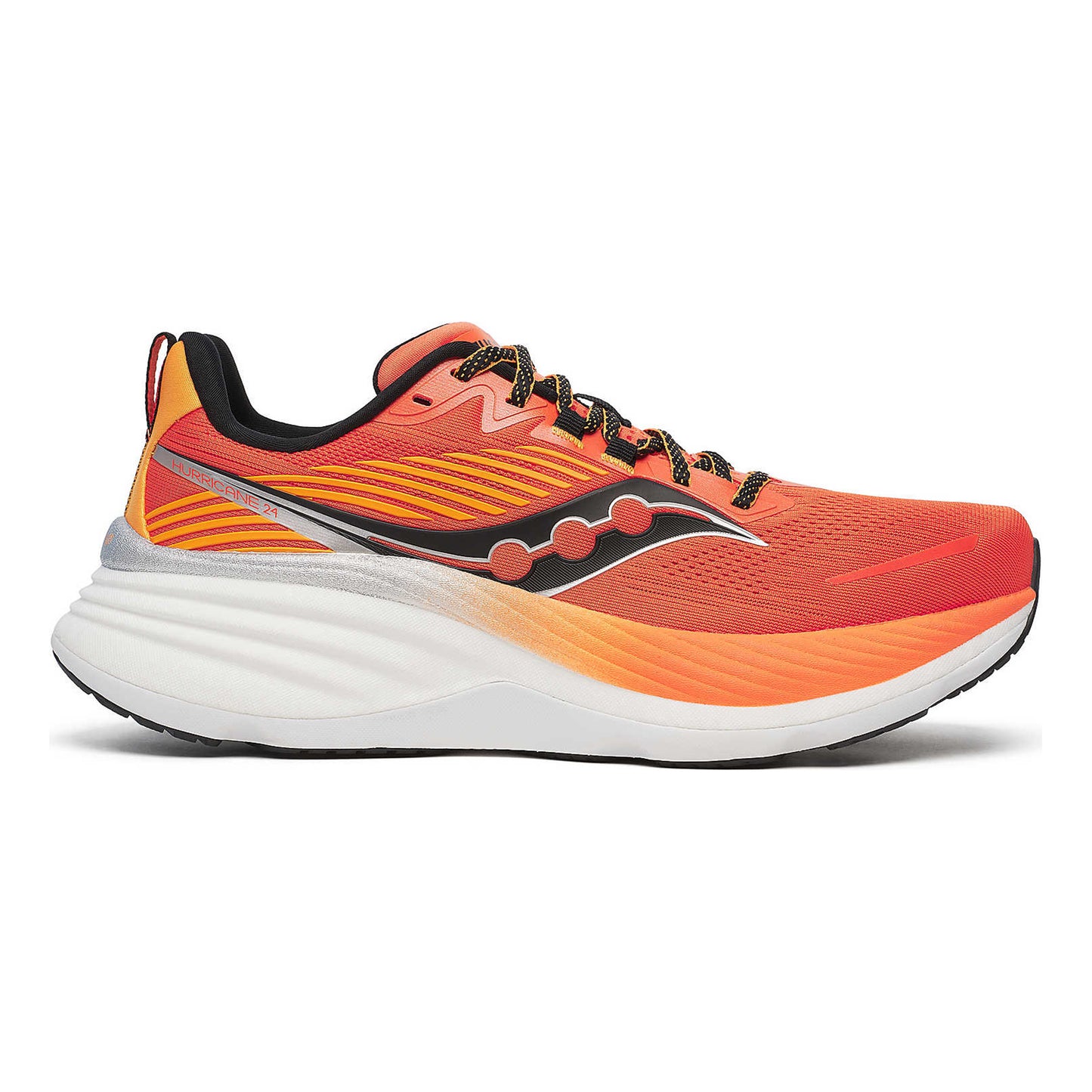 Saucony Hurricane 24 But stabilizujący Mężczyźni - czerwony, pomarańczowy