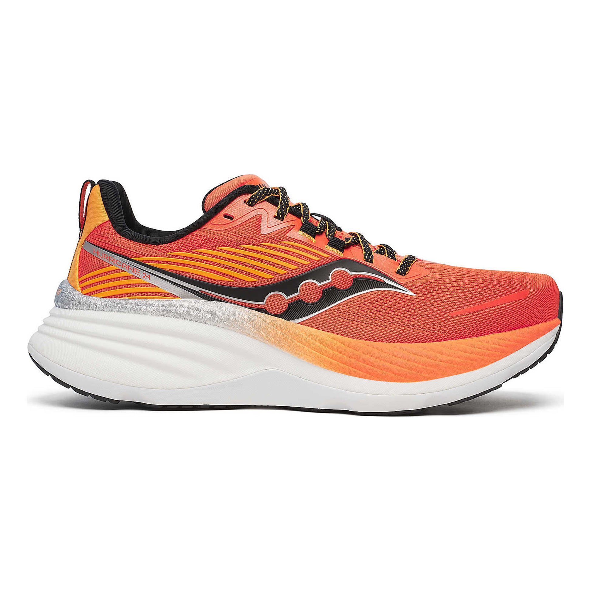 Saucony Hurricane 24 But stabilizujący Mężczyźni - czerwony, pomarańczowy