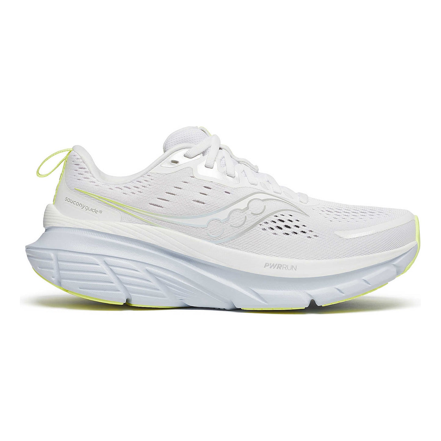 Saucony Guide 18 But stabilizujący Kobiety - biały, jasnoniebieski