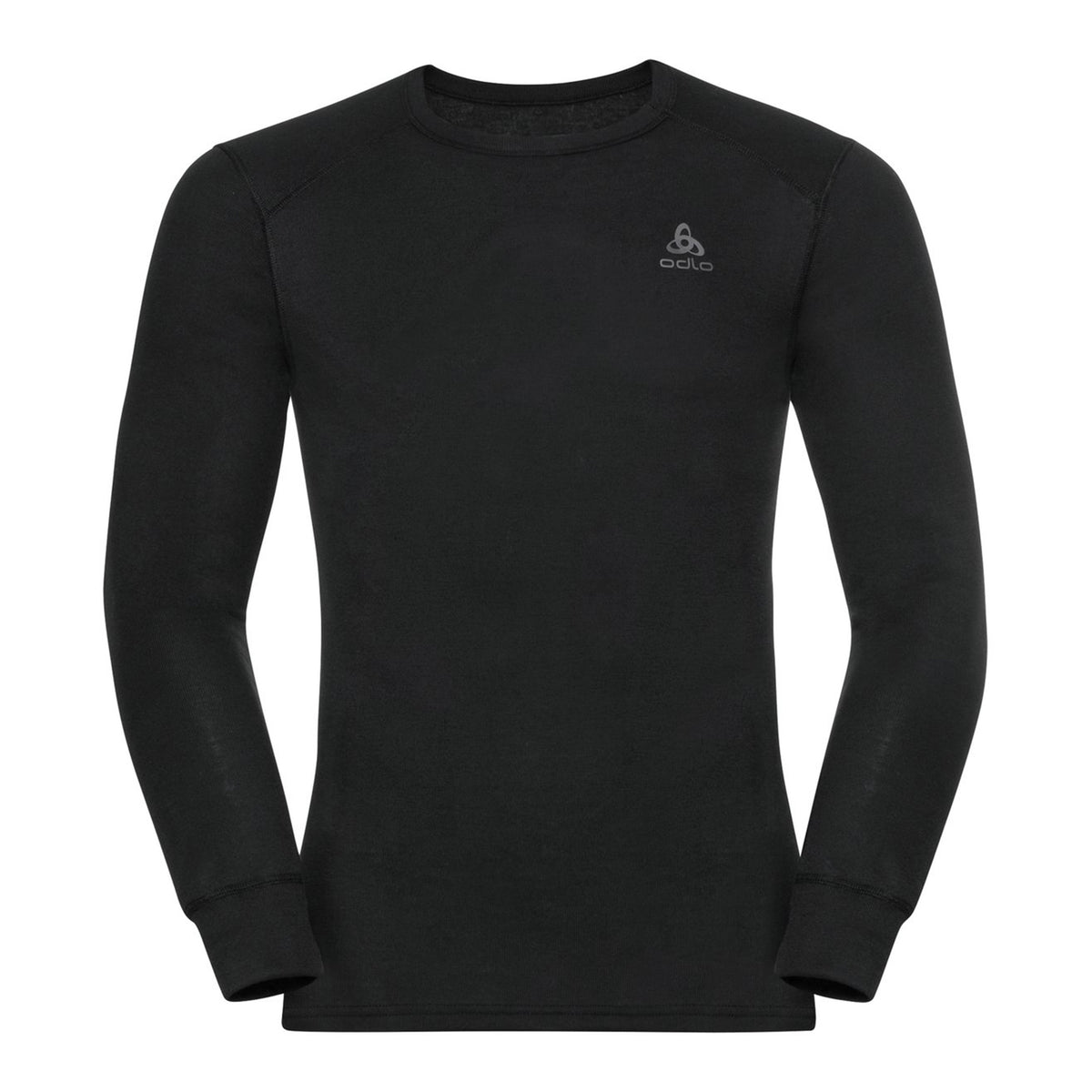 Odlo Active Warm Eco BI Top Crew Neck Długi Rękaw Mężczyźni - czarny,