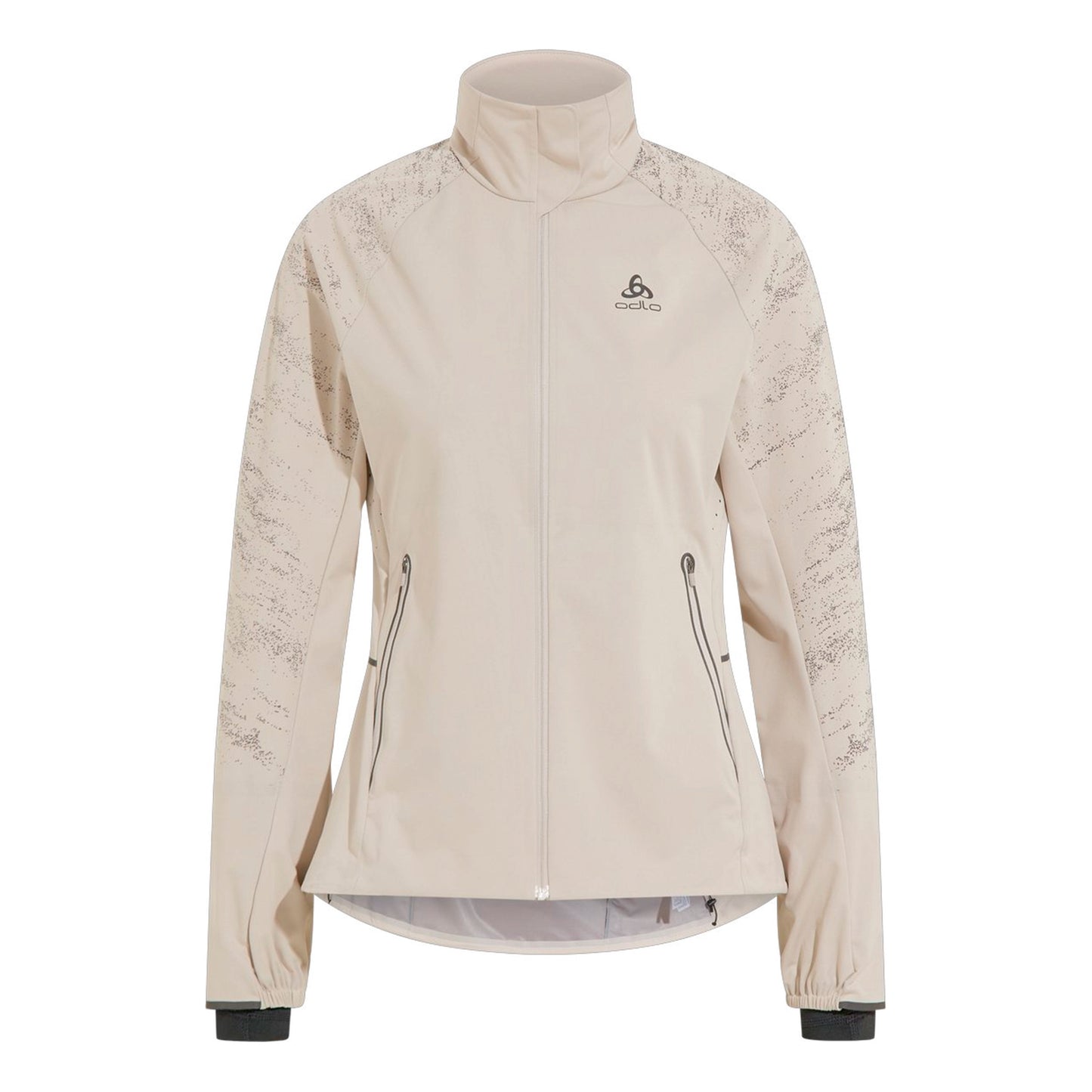Odlo Zeroweight Pro Warm Reflect Kurtka do biegania Kobiety - jasnoszary,