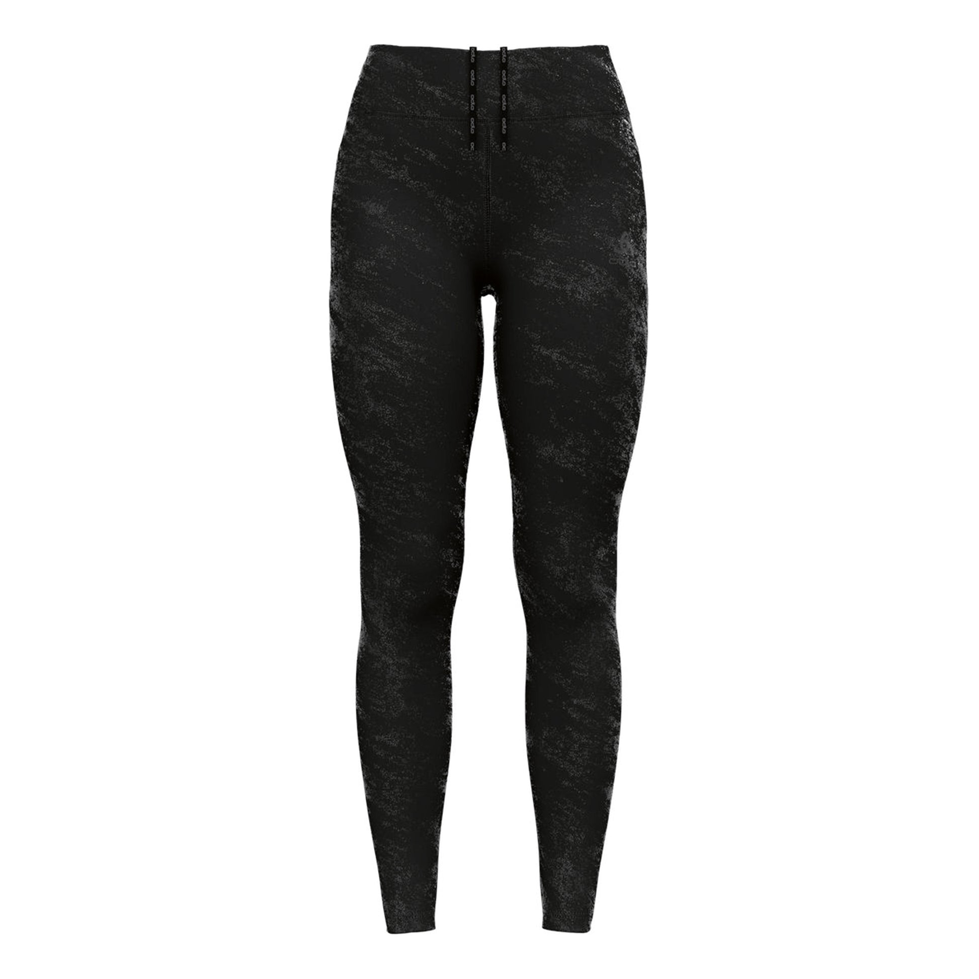 Odlo Print Reflective Getry do biegania Kobiety - czarny,