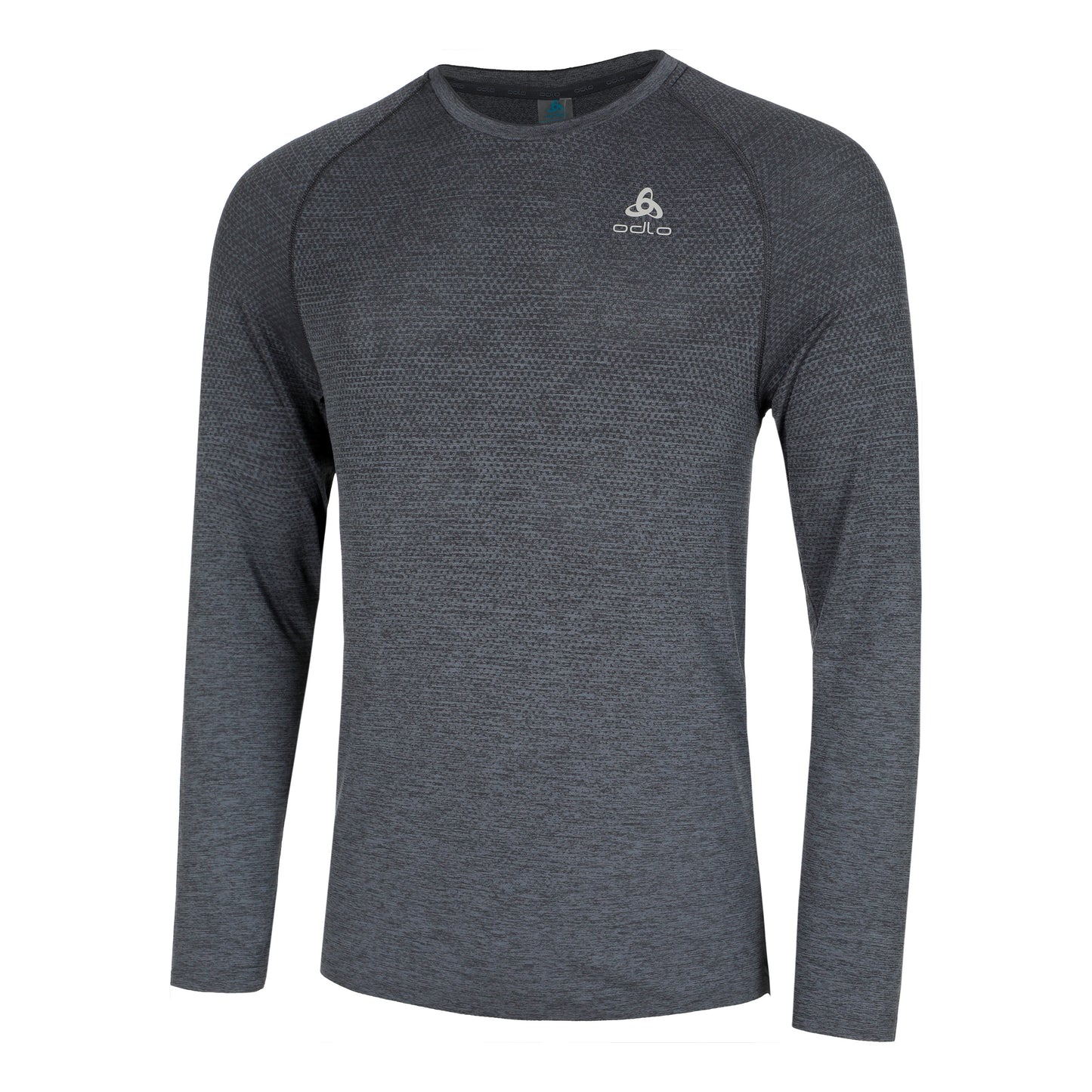 Odlo Essential Seamless Crew Neck Długi Rękaw Mężczyźni - antracyt,