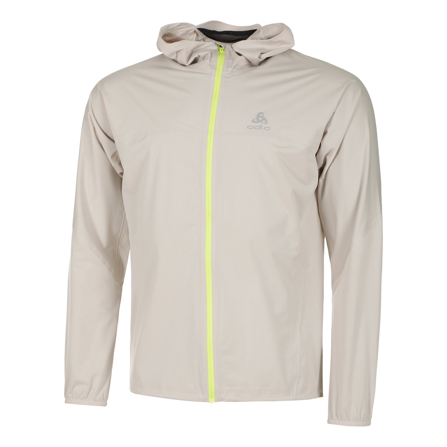 Odlo X-Alp Waterproof  Kurtka do biegania Mężczyźni - srebrny, jasnozielony
