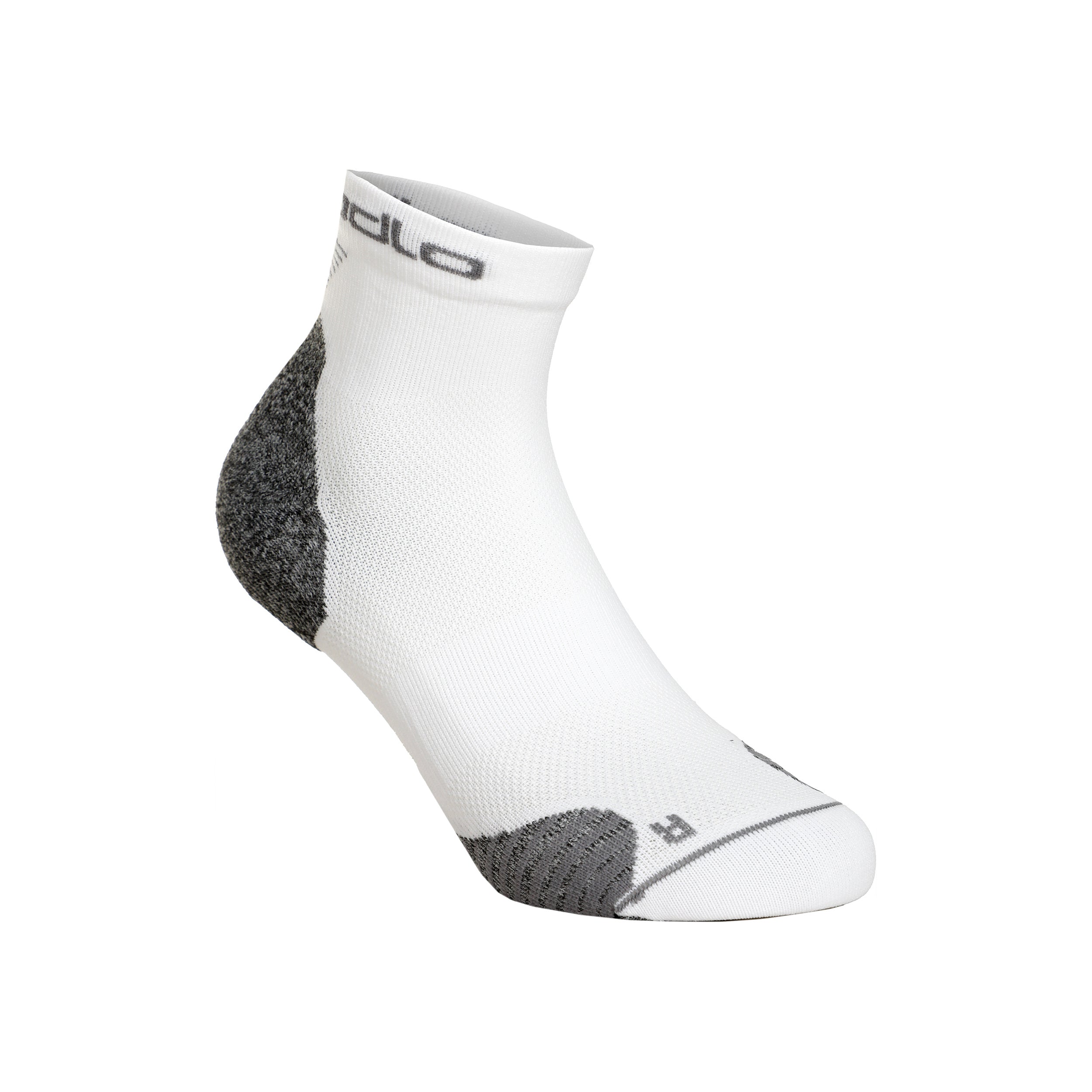 Odlo Ceramicool Run Quarter Skarpety do biegania Unisex - biały,