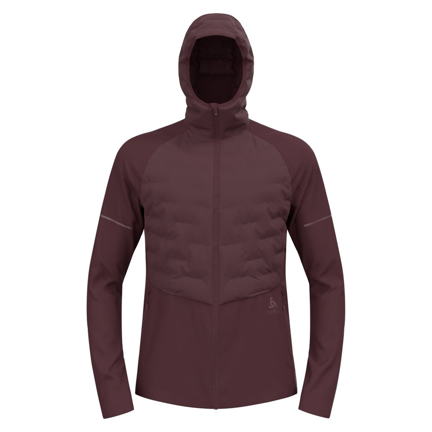Odlo Zeroweigth Insulator Kurtka do biegania Mężczyźni - brąz,