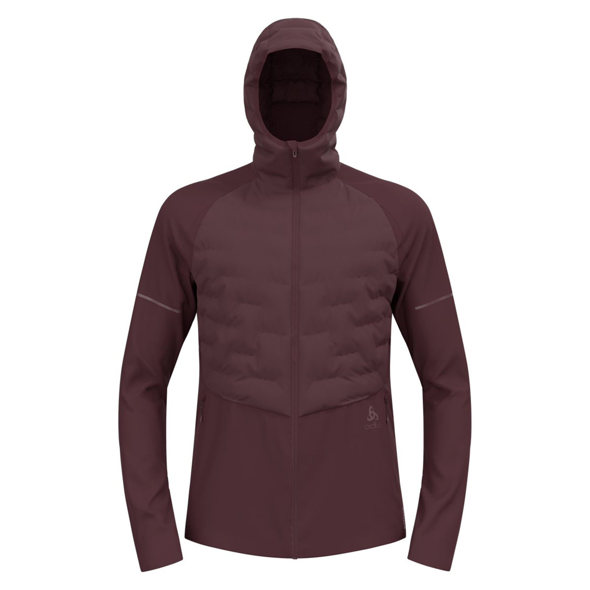 Odlo Zeroweigth Insulator Kurtka do biegania Mężczyźni - brąz,