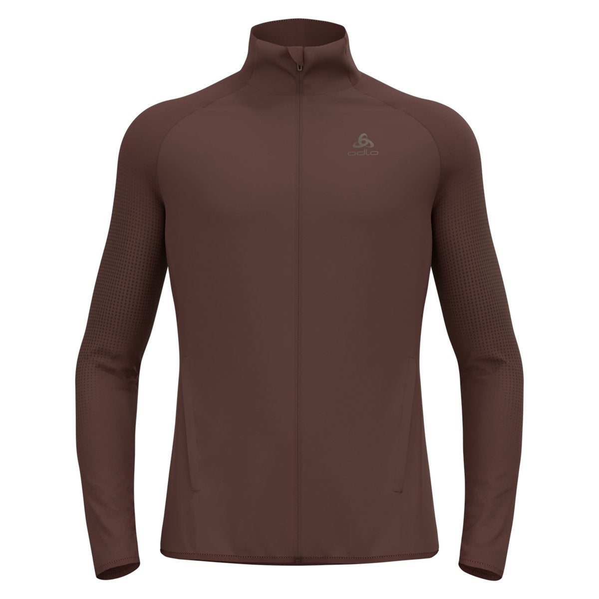 Odlo Zeroweight Warm Hybrid Kurtka do biegania Mężczyźni - brąz,