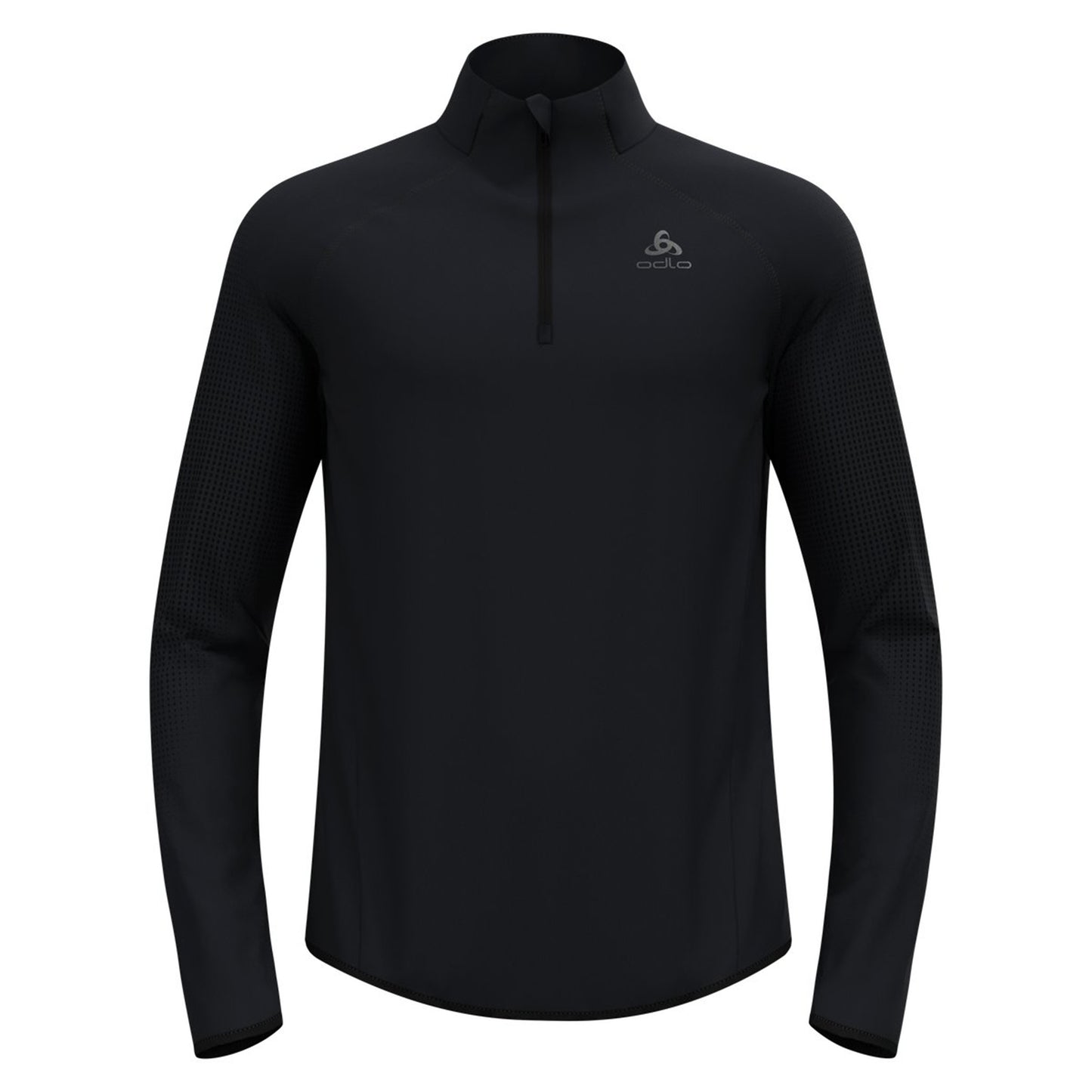 Odlo Zeroweight Warm Mid Layer 1/2 Zip Koszulka do biegania Mężczyźni - czarny,