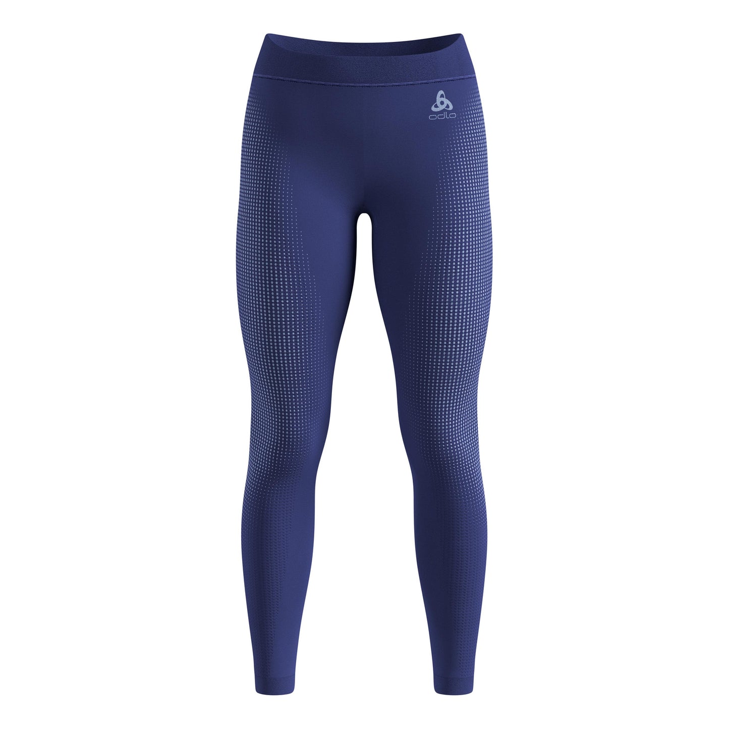 Odlo Performance Warm Eco Big Logo Bottom Long Getry Kobiety-niebieski