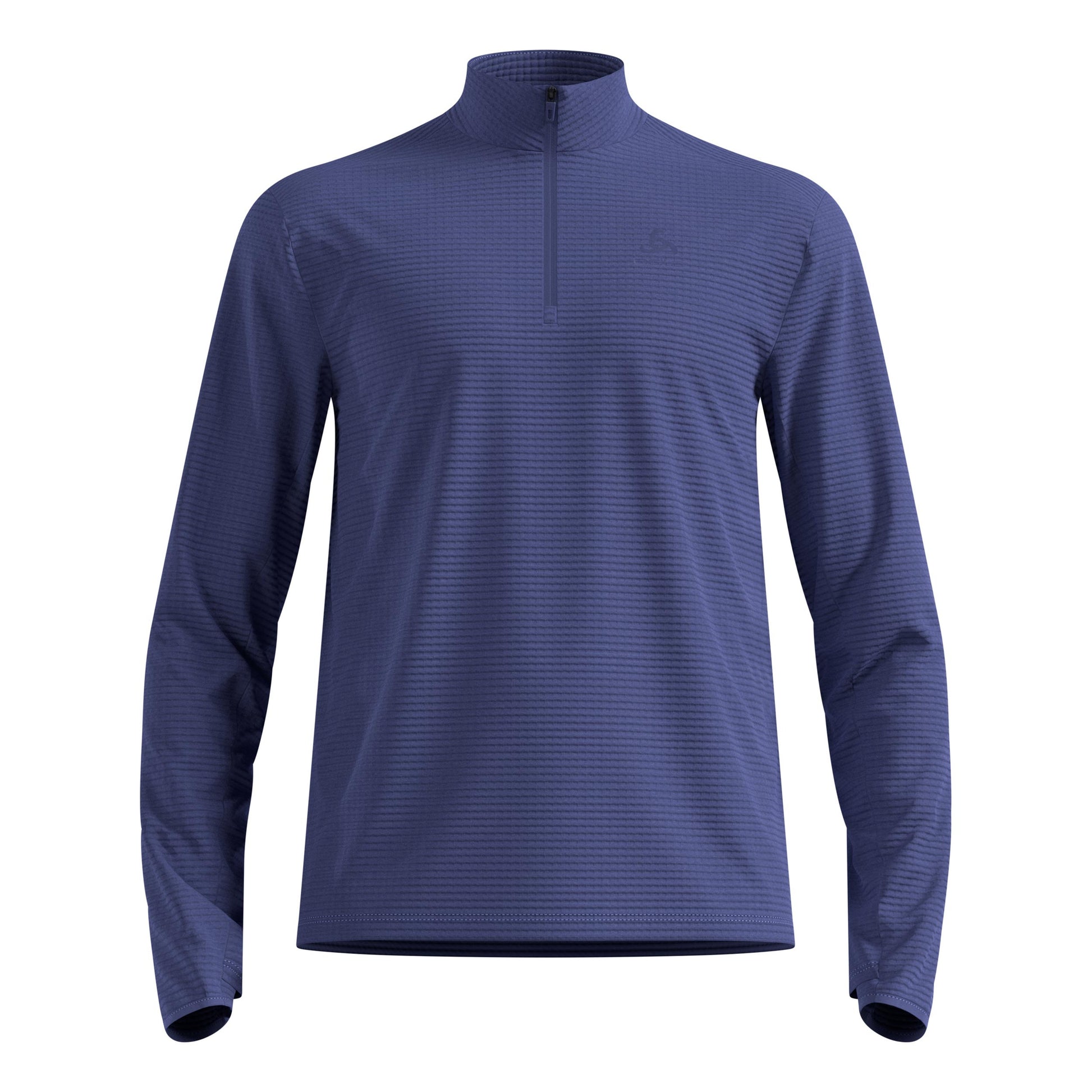 Odlo Essential Thermal Midlayer 1/2 Zip Koszulka do biegania Mężczyźni - niebieski