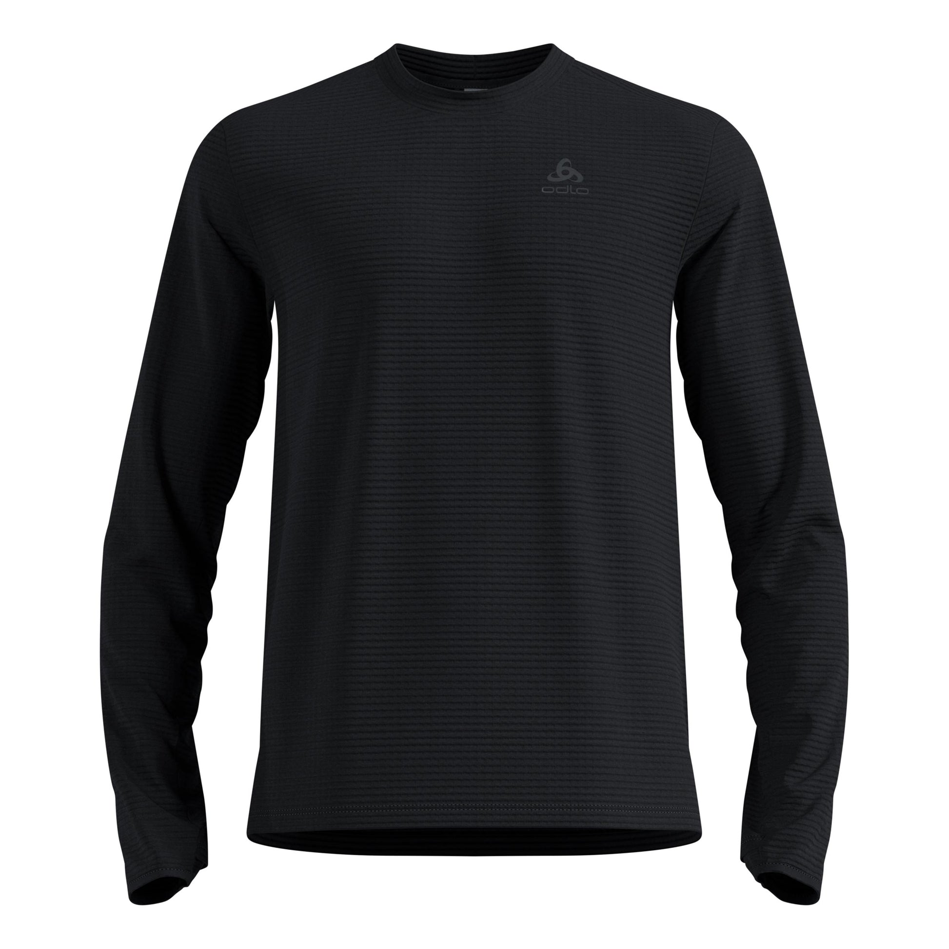 Odlo Essential Thermal Midlayer Koszulka do biegania Mężczyźni - czarny,